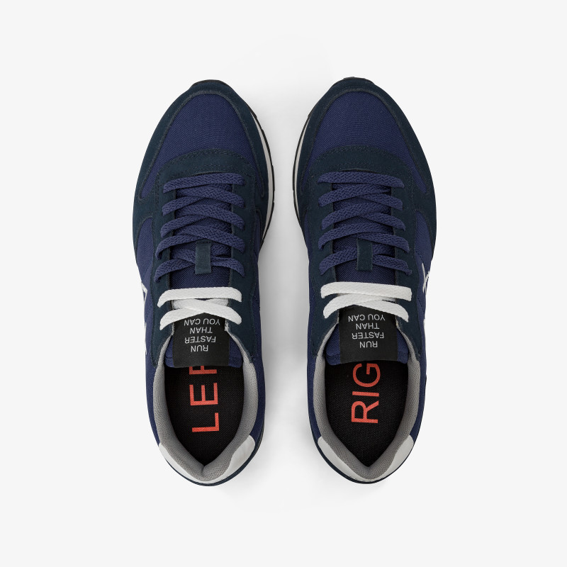 Sneaker Tom in nylon e suede NAVY BLUE