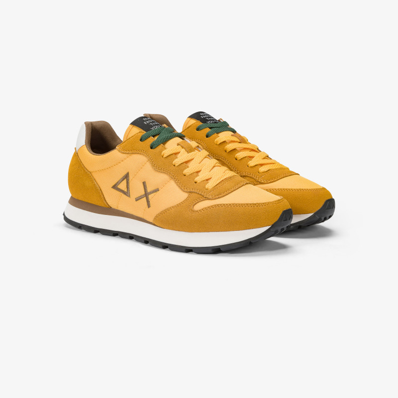 Sneaker Tom in nylon e suede GIALLO