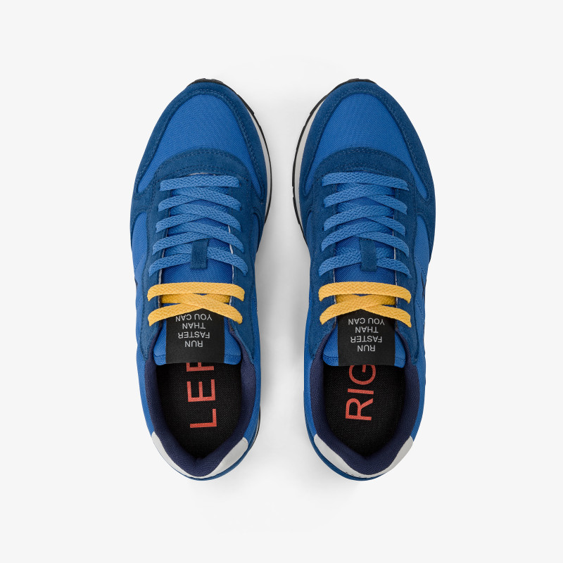 Tom nylon and suede sneaker ROYAL