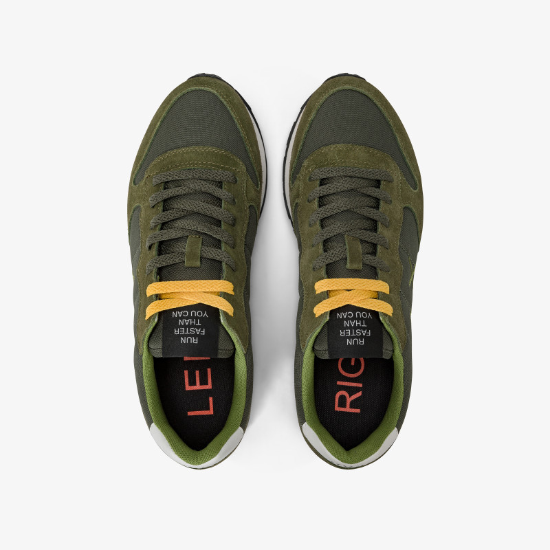 Sneaker Tom in nylon e suede MILITARE SCURO