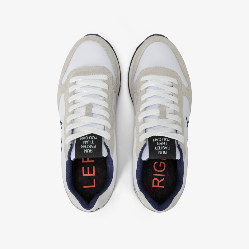 Sneaker Tom Classic in nylon e suede BIANCO