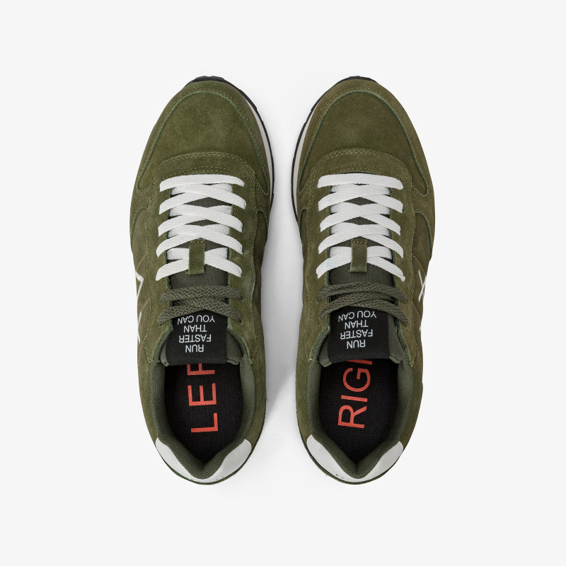 Sneaker Tom in suede MILITARE SCURO