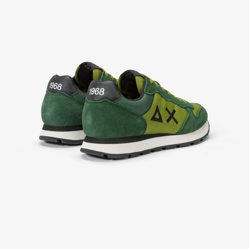 Sneaker Tom Color in nylon e suede VERDE SCURO