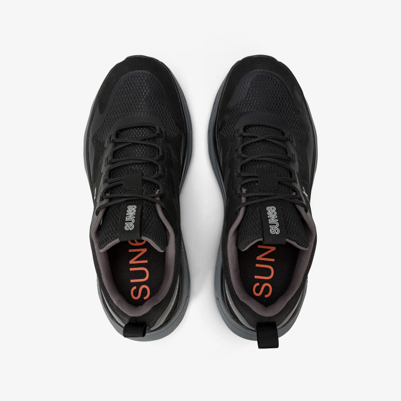 Jupiter Sporty mesh sneaker BLACK