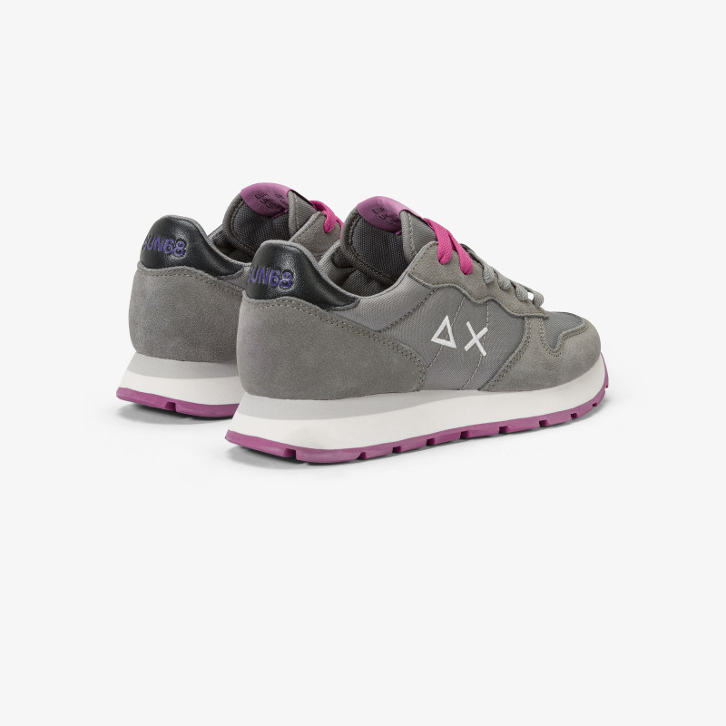 Sneaker Ally in suede e nylon GRIGIO MEDIO