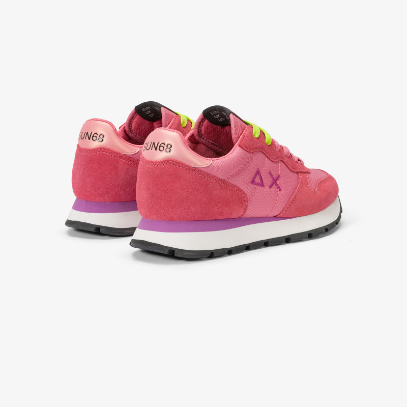 Ally suede and nylon sneaker DAHLIA