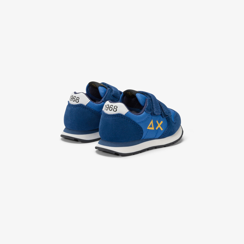 Boys’ Tom nylon and suede sneaker ROYAL