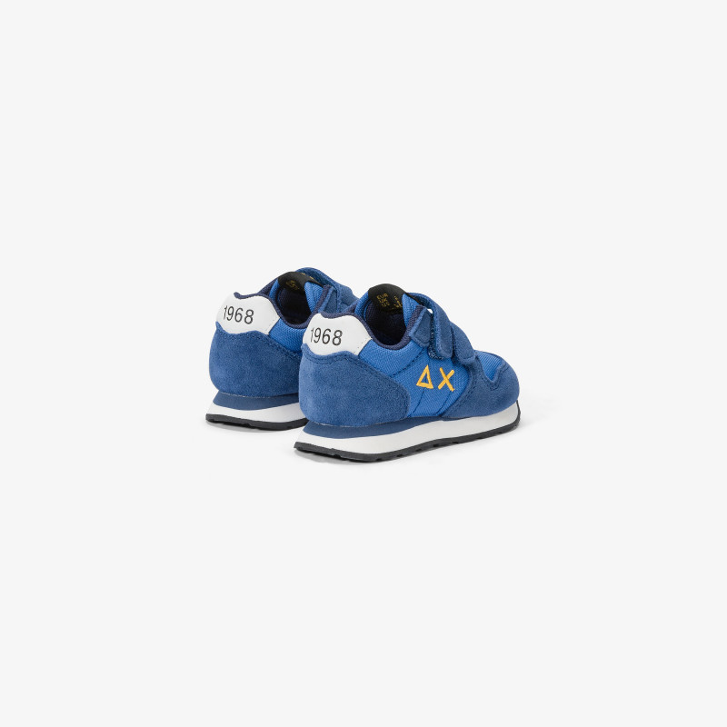 Boys’ Tom nylon and suede sneaker ROYAL