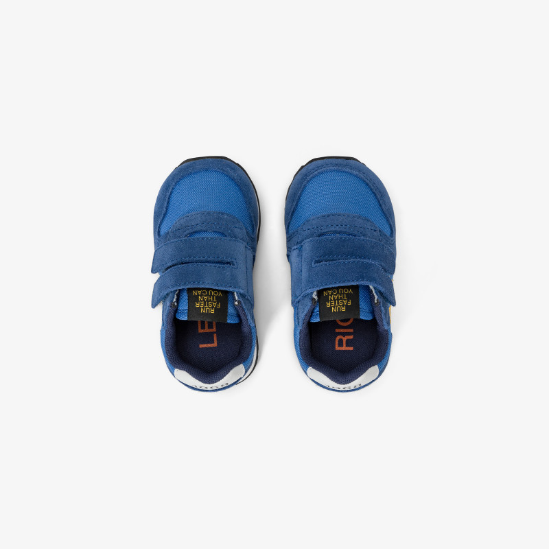 Boys’ Tom nylon and suede sneaker ROYAL