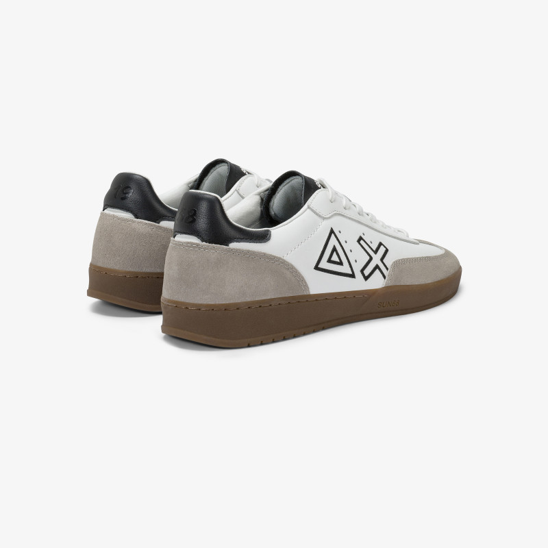 White California Sun leather sneaker