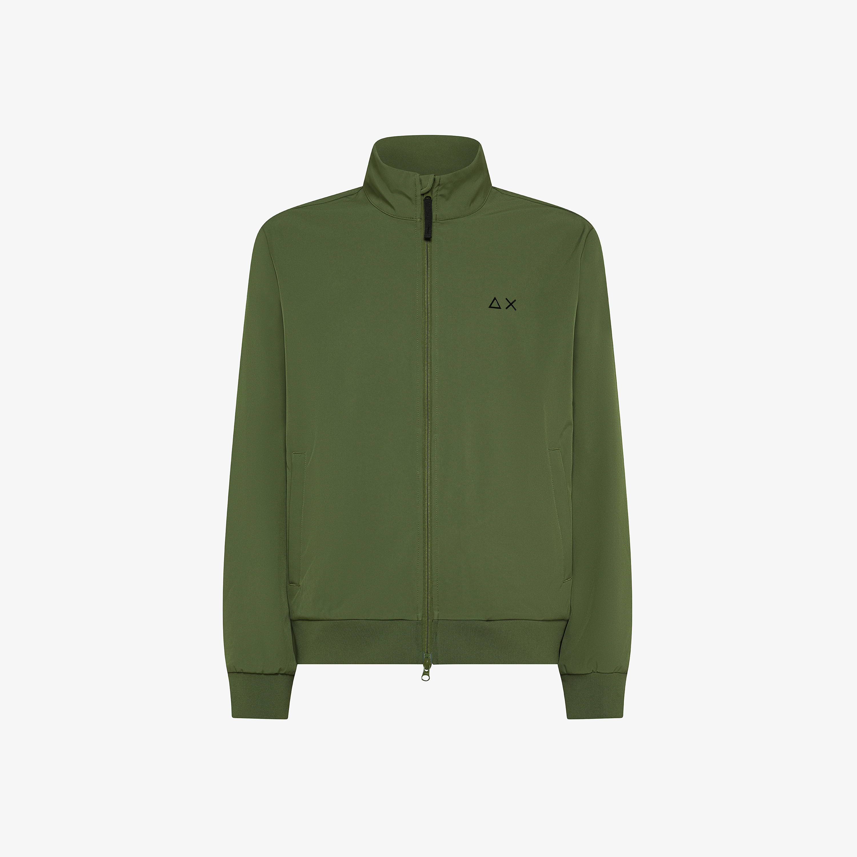 Dark green scuba jacket