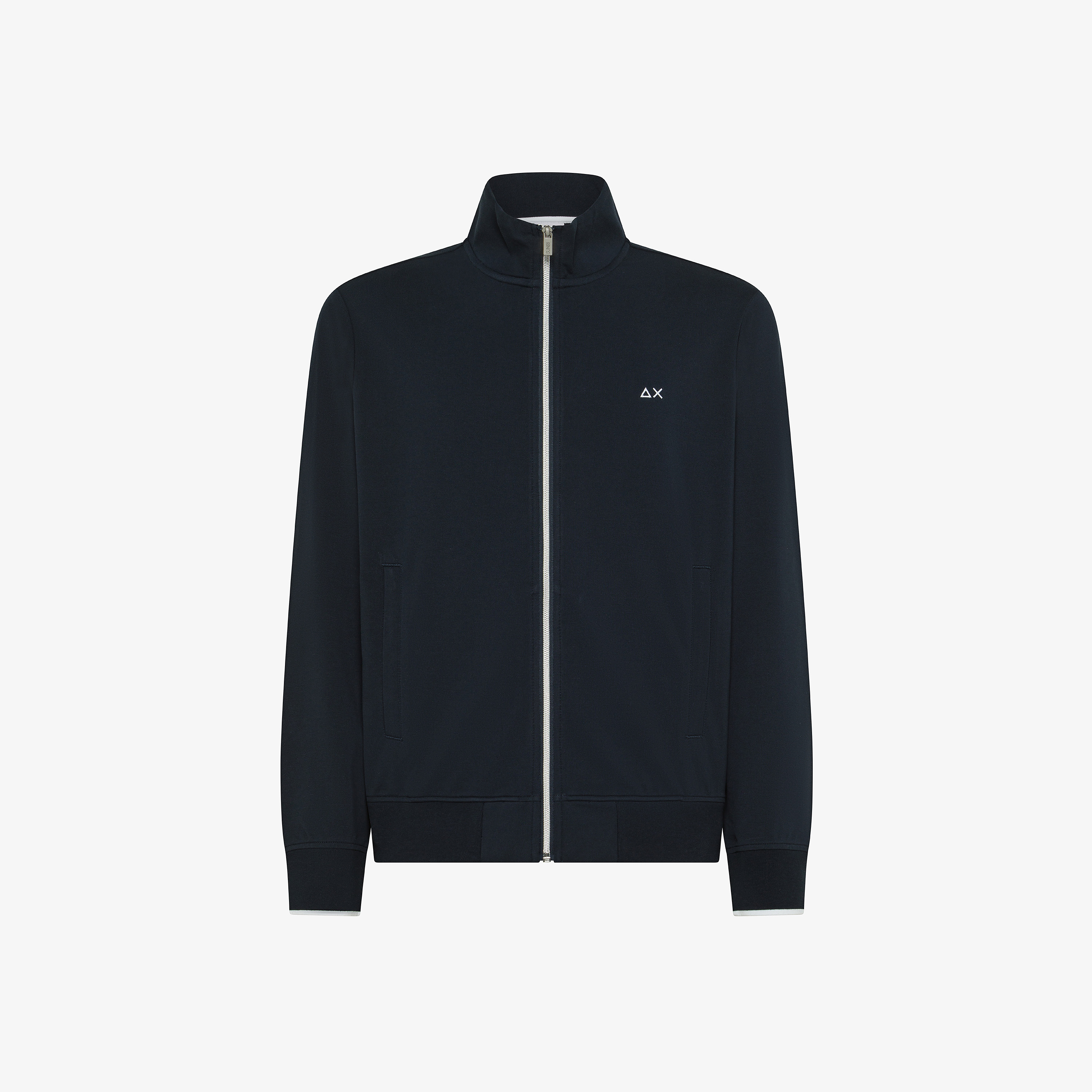 Track zip piquet small stripe