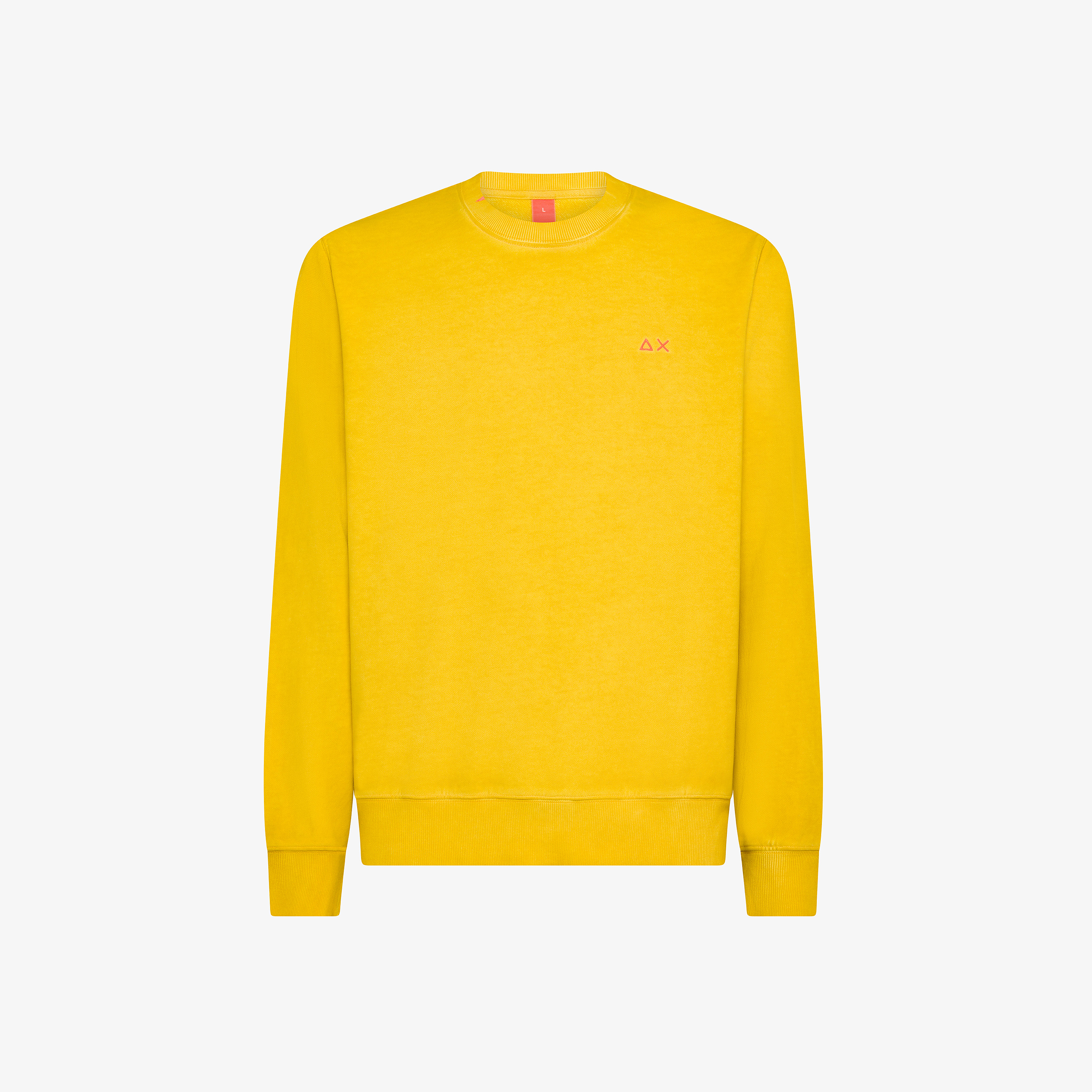 Yellow cotton sweatshirt