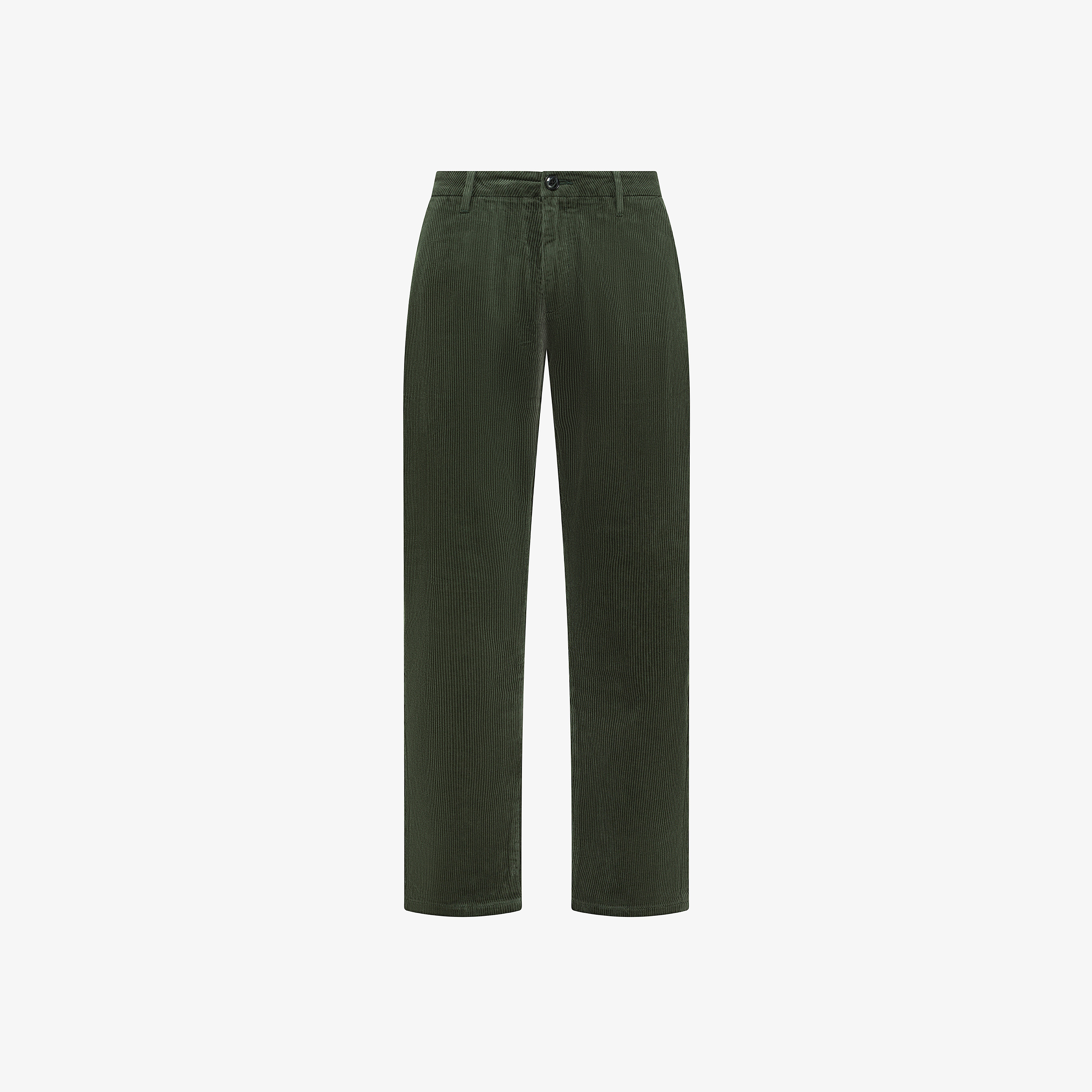 Dark military corduroy chinos