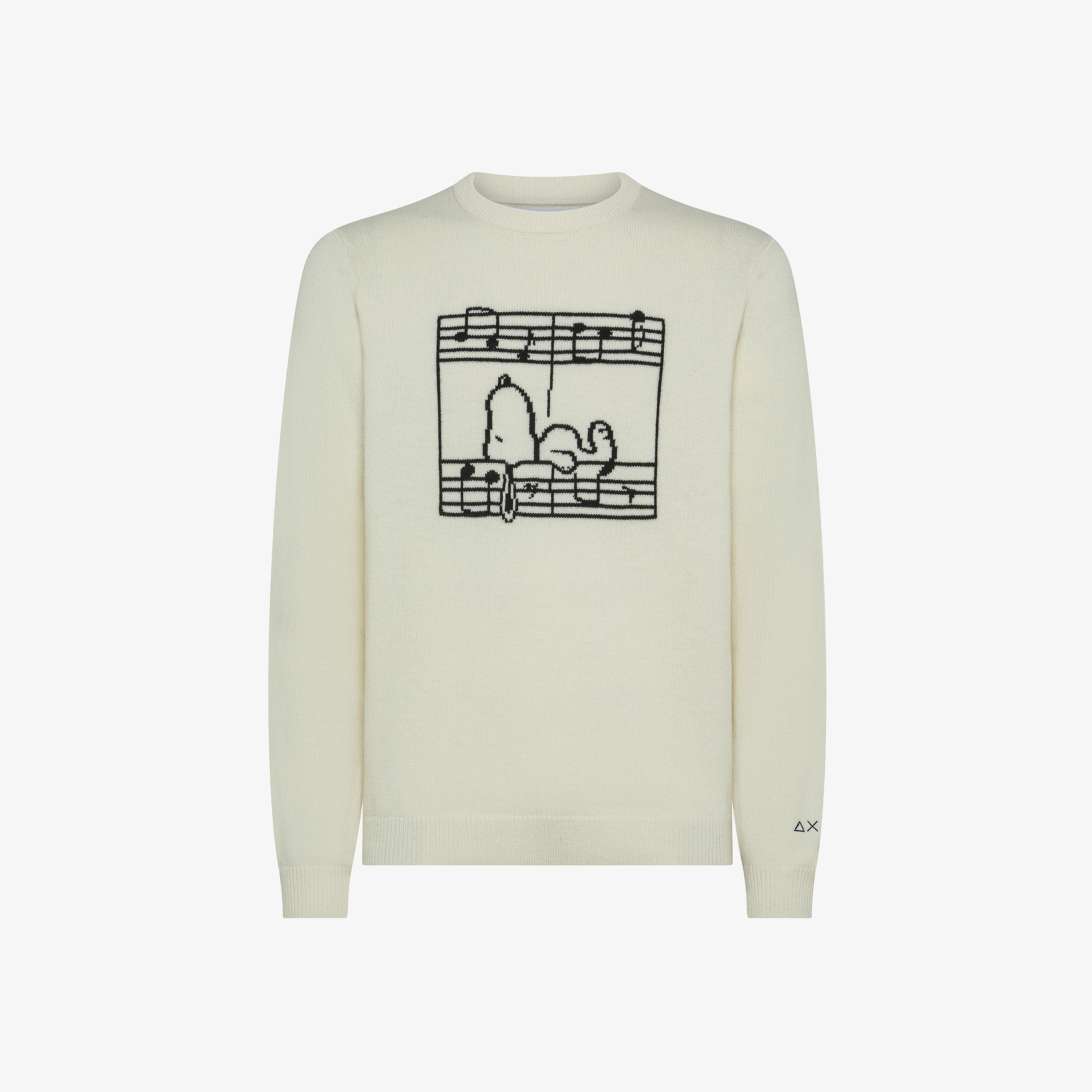Off white Peanuts wool and cashmere crew-neck jumper