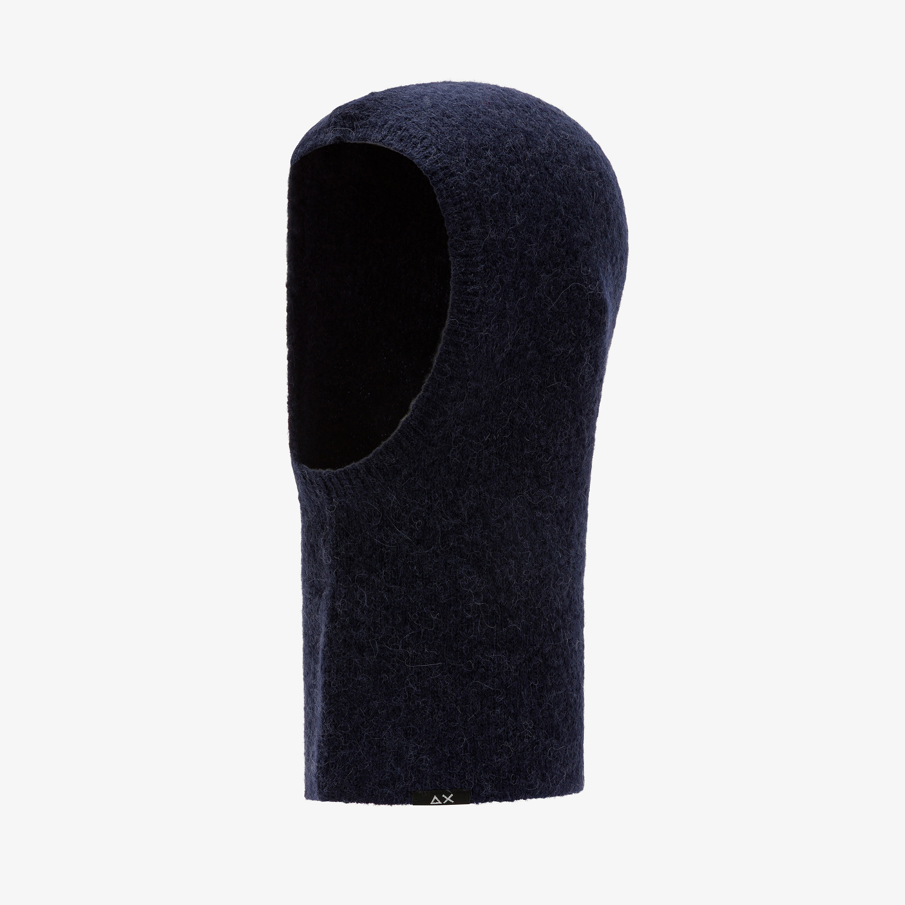 Navy blue wool and alpaca balaclava
