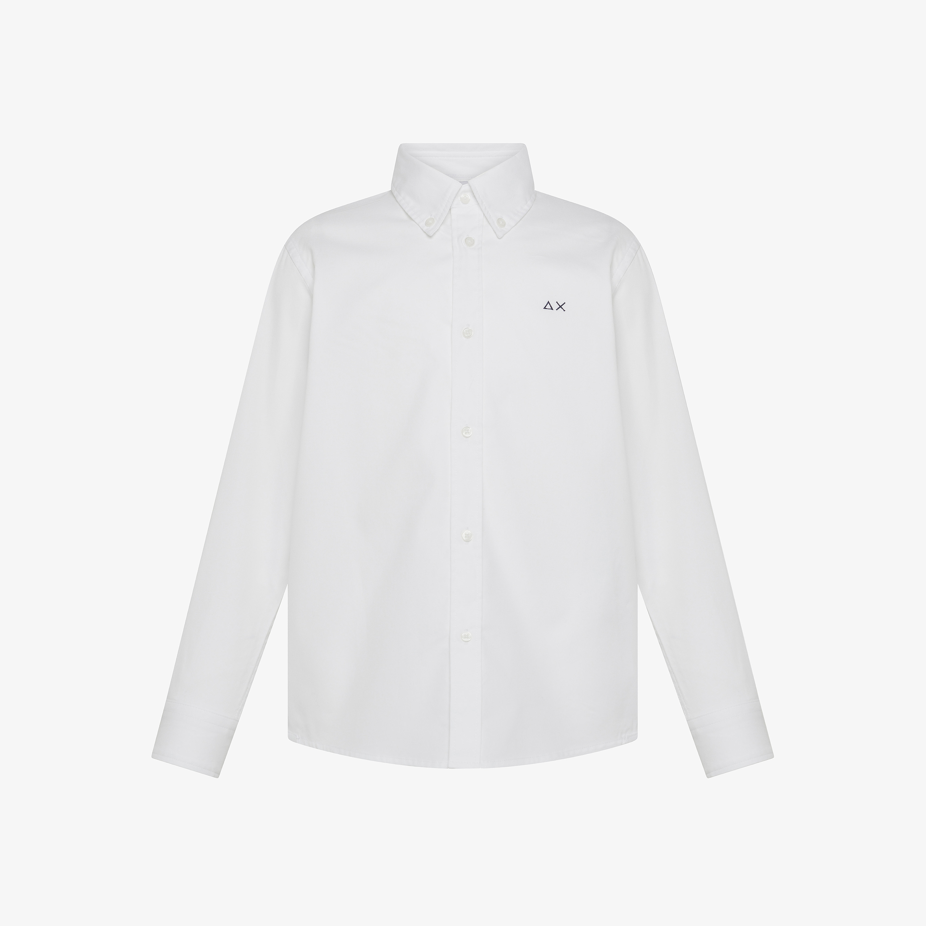 Camicia in cotone Oxford bianco