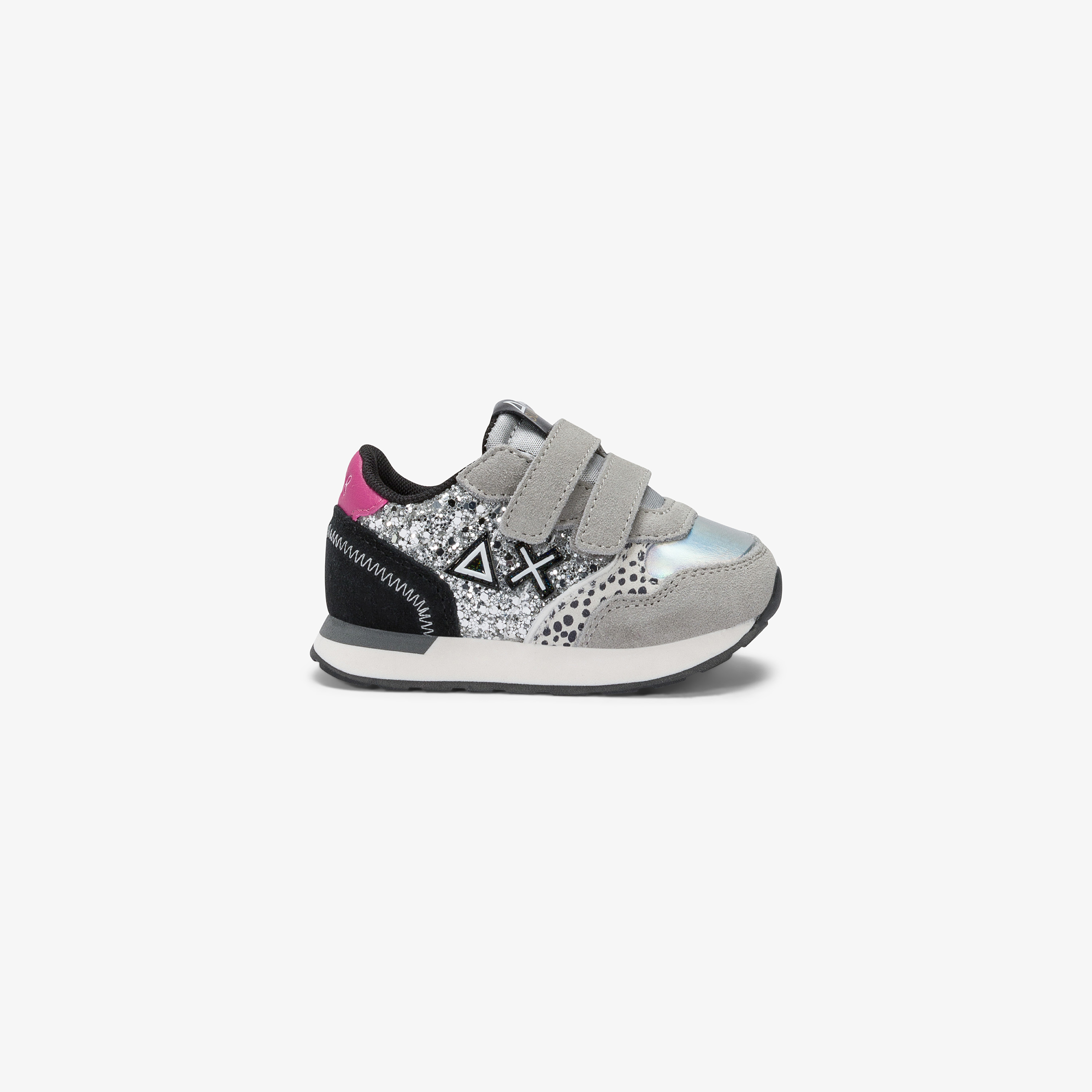 Sneaker First Step Girl's Ally Glitter primi passi argento