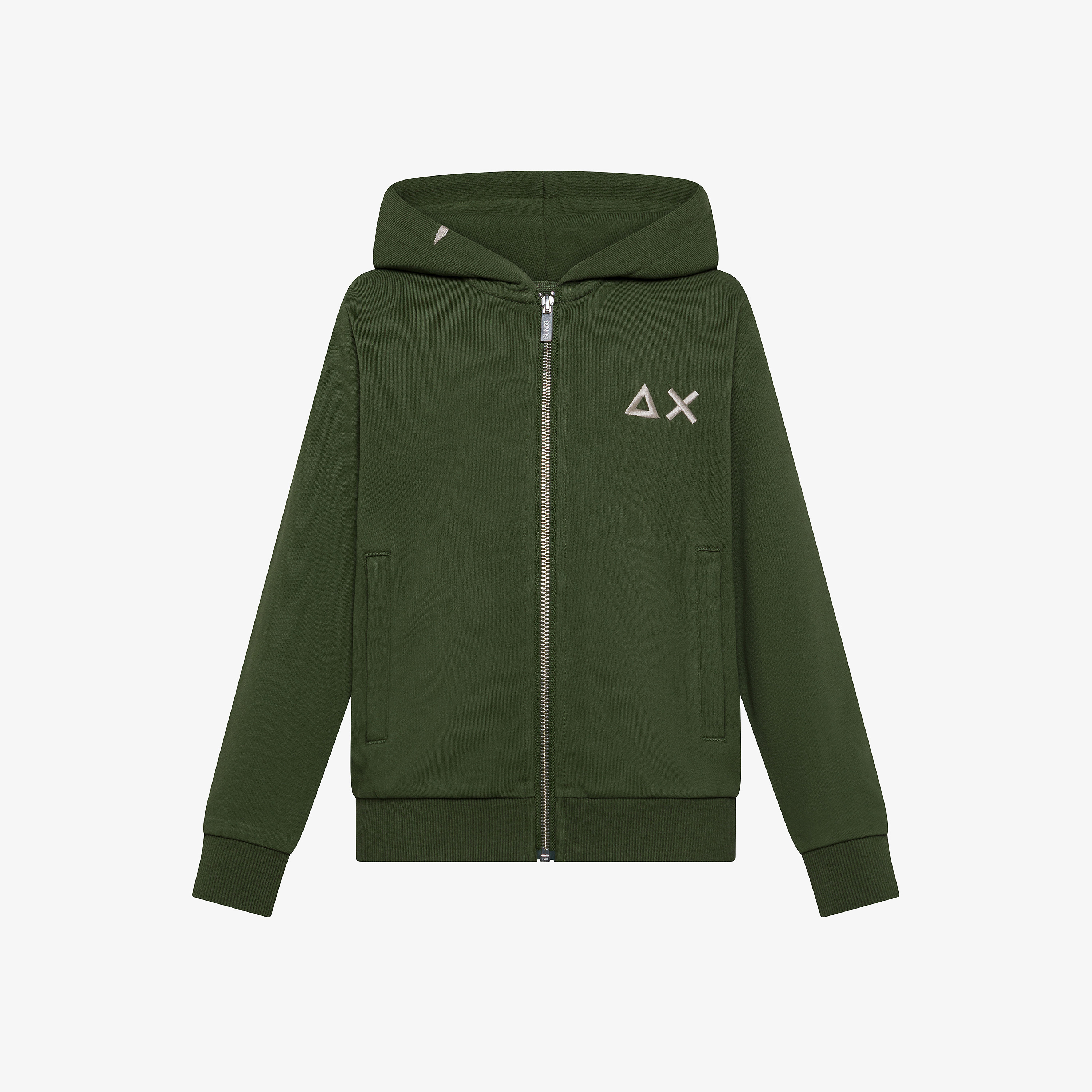 Dark green cotton hoodie