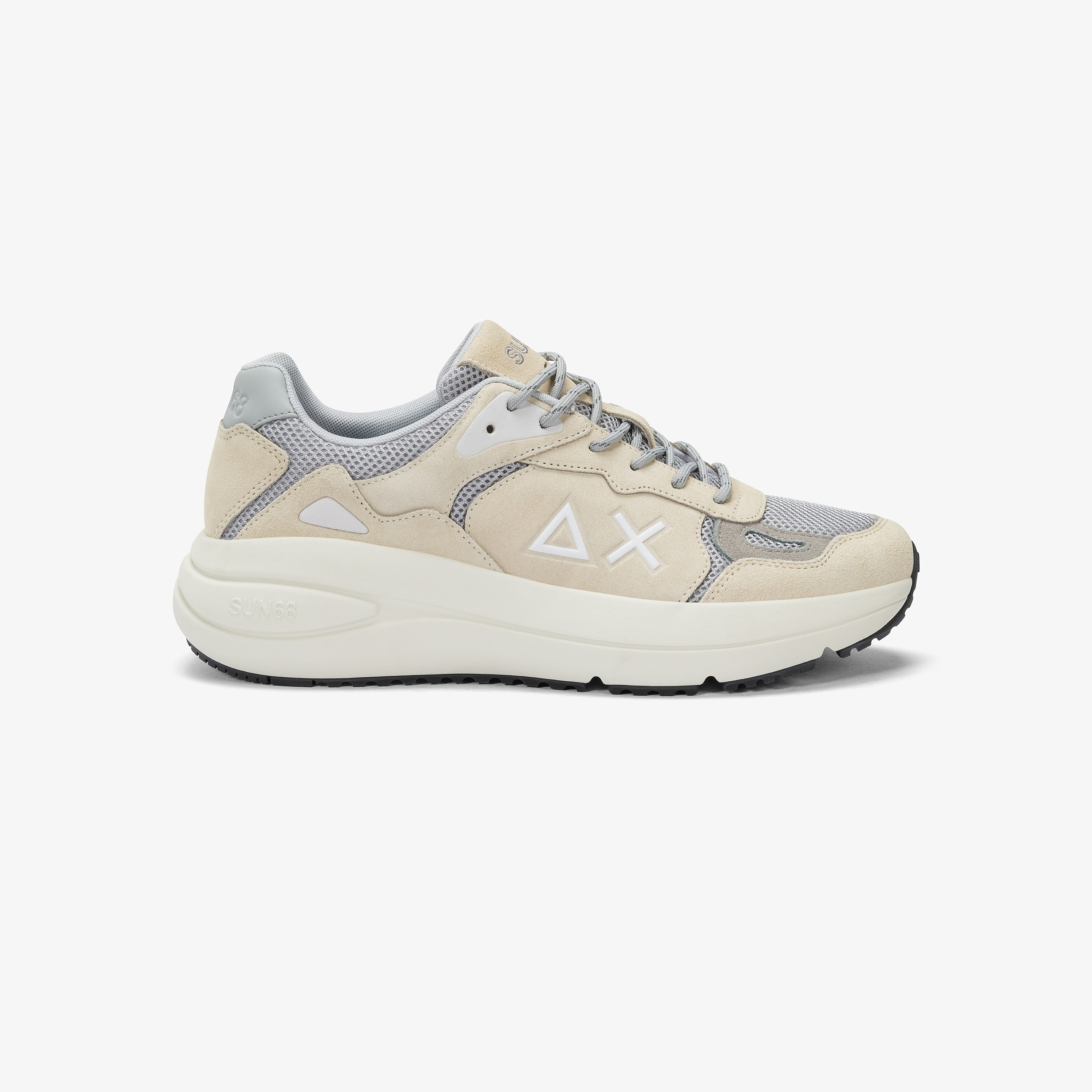 Sneaker Jupiter Suede bianca panna