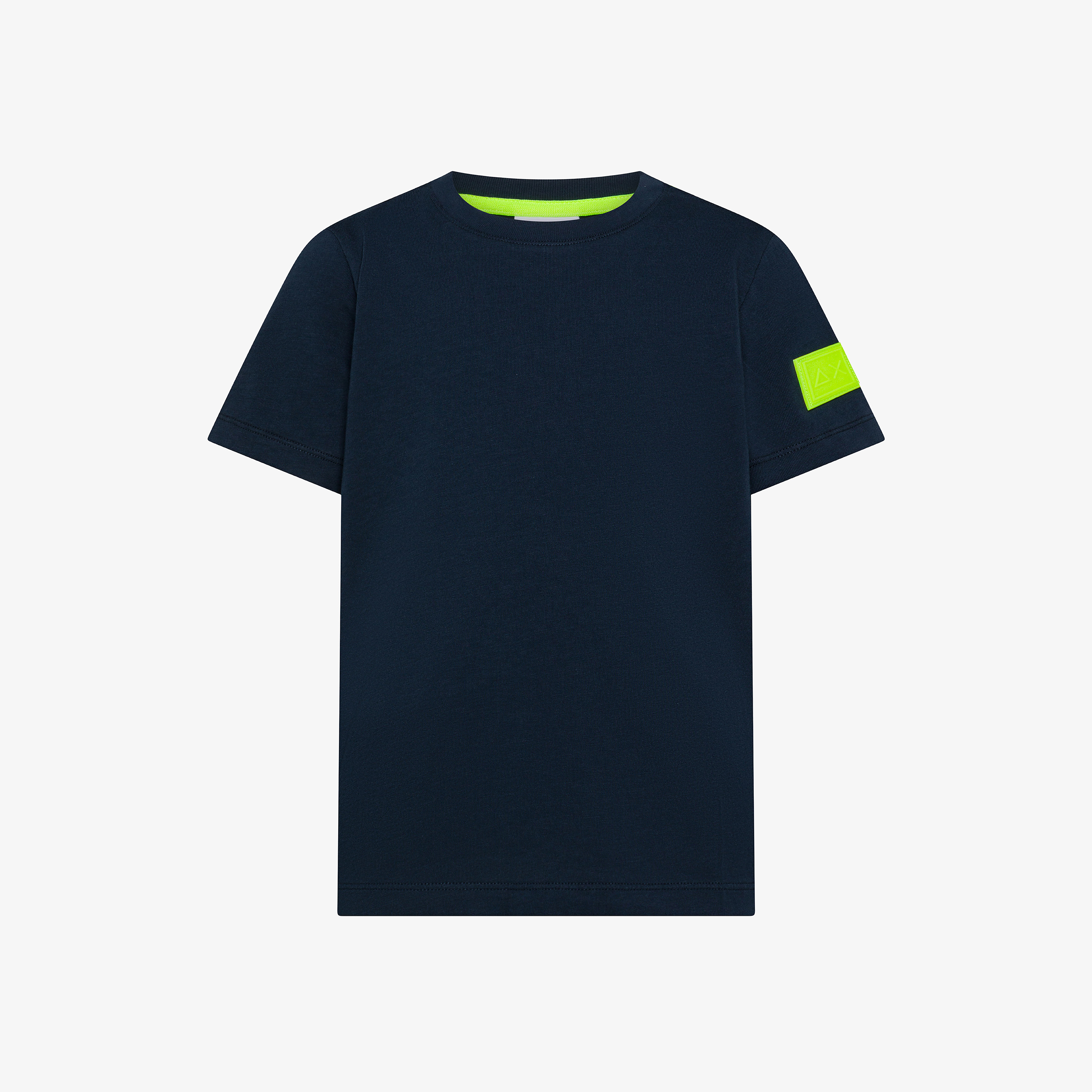 Boy's t-shirt label fluo s/s