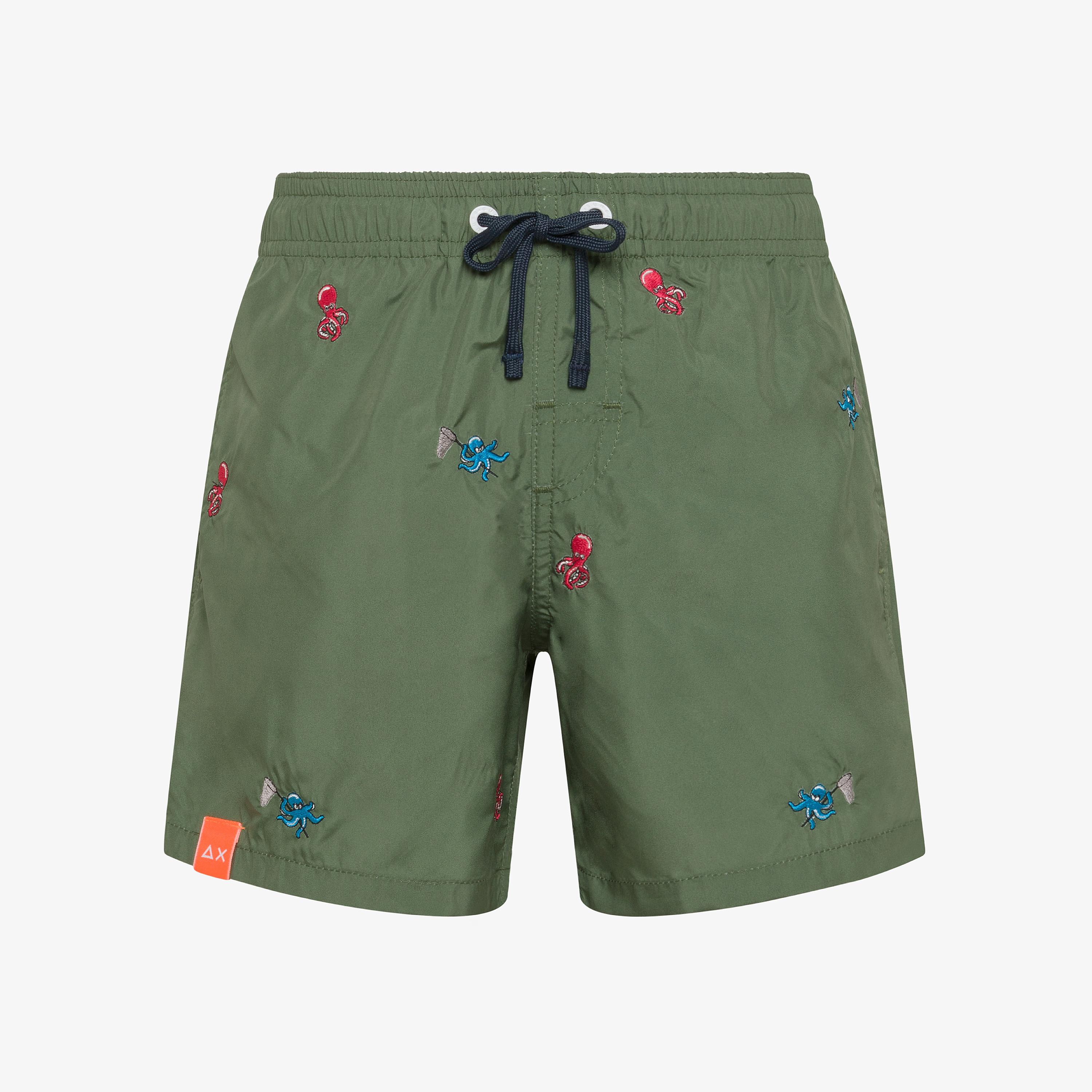 Boxer mare verde scuro con ricami