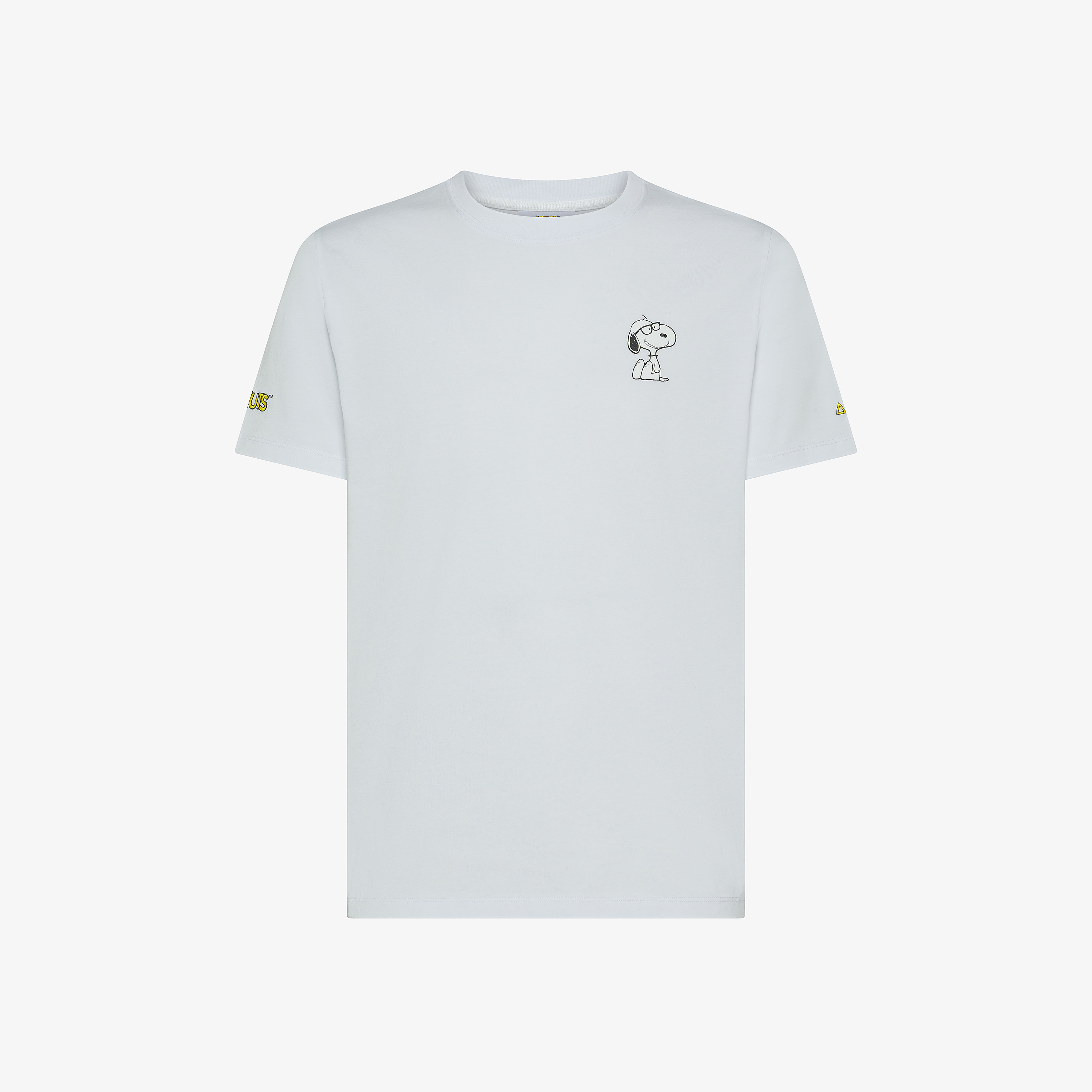 T-shirt girocollo Peanuts in cotone bianco