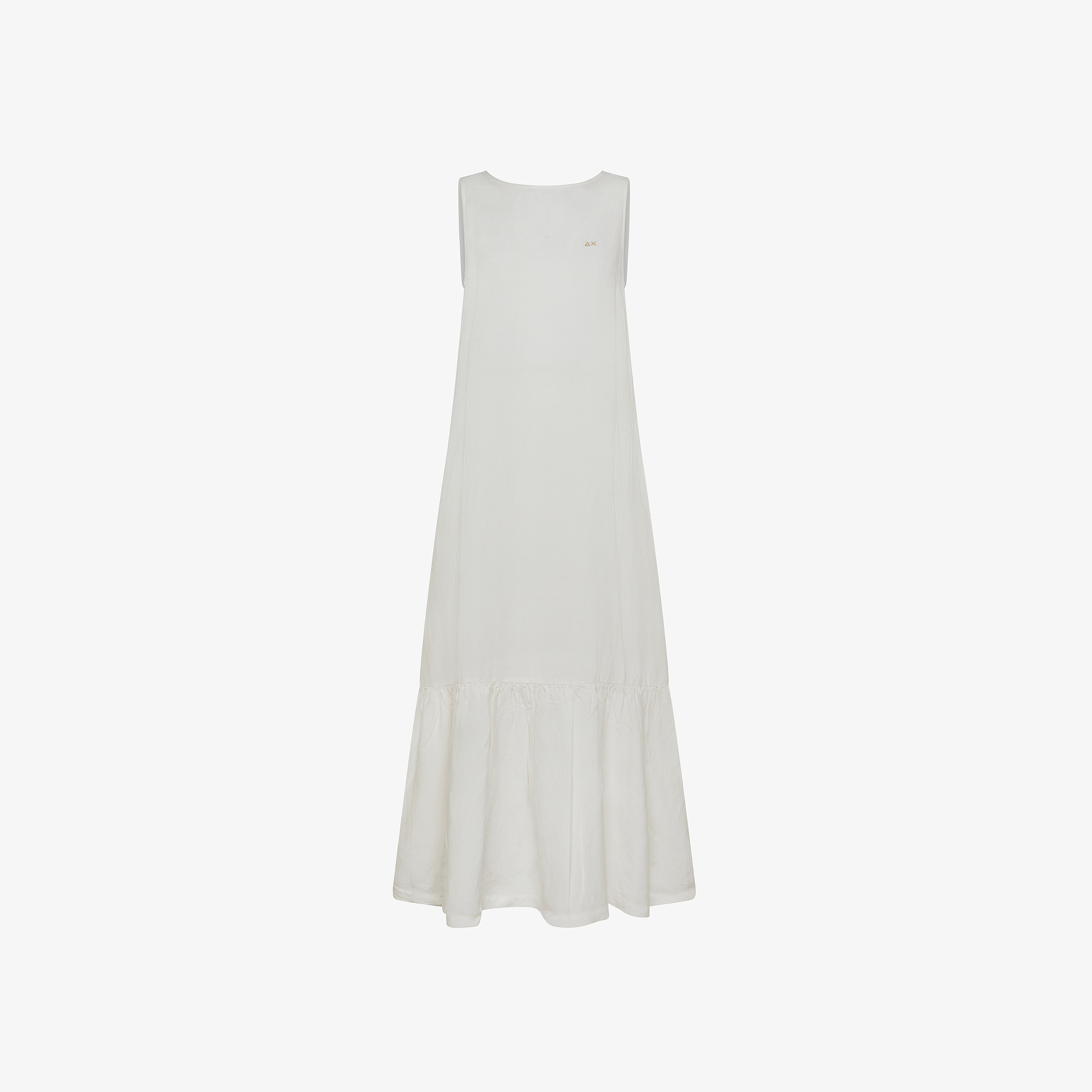 White linen dress