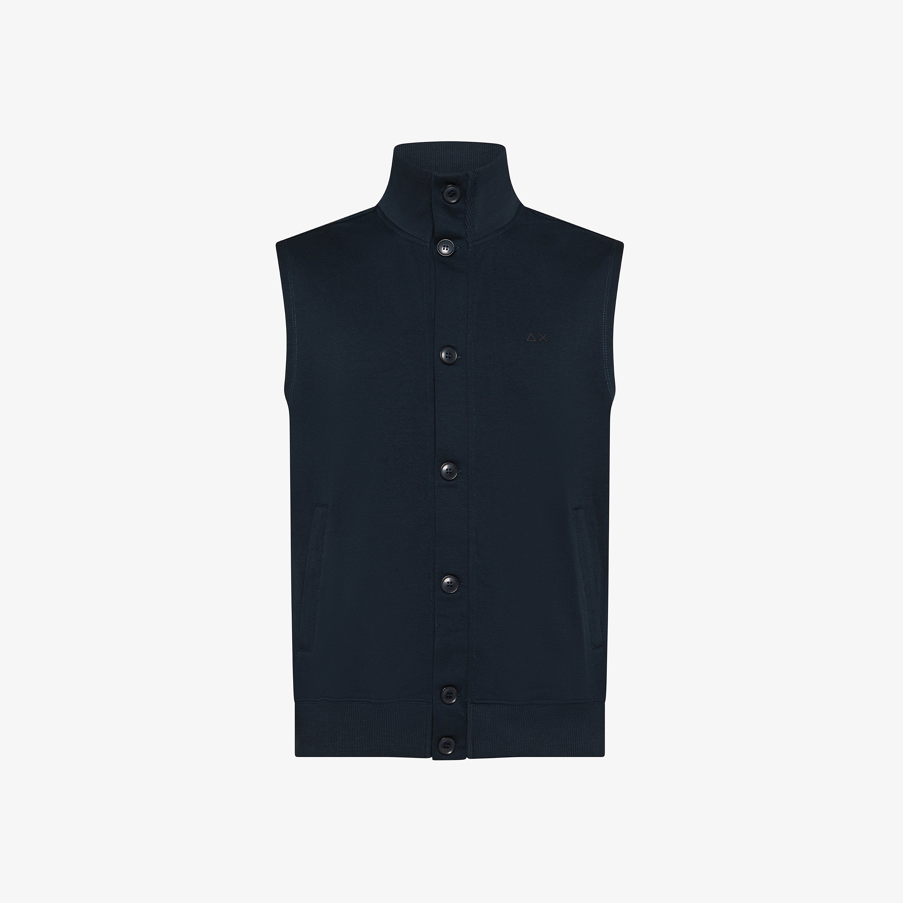 Vest buttons fleece tech