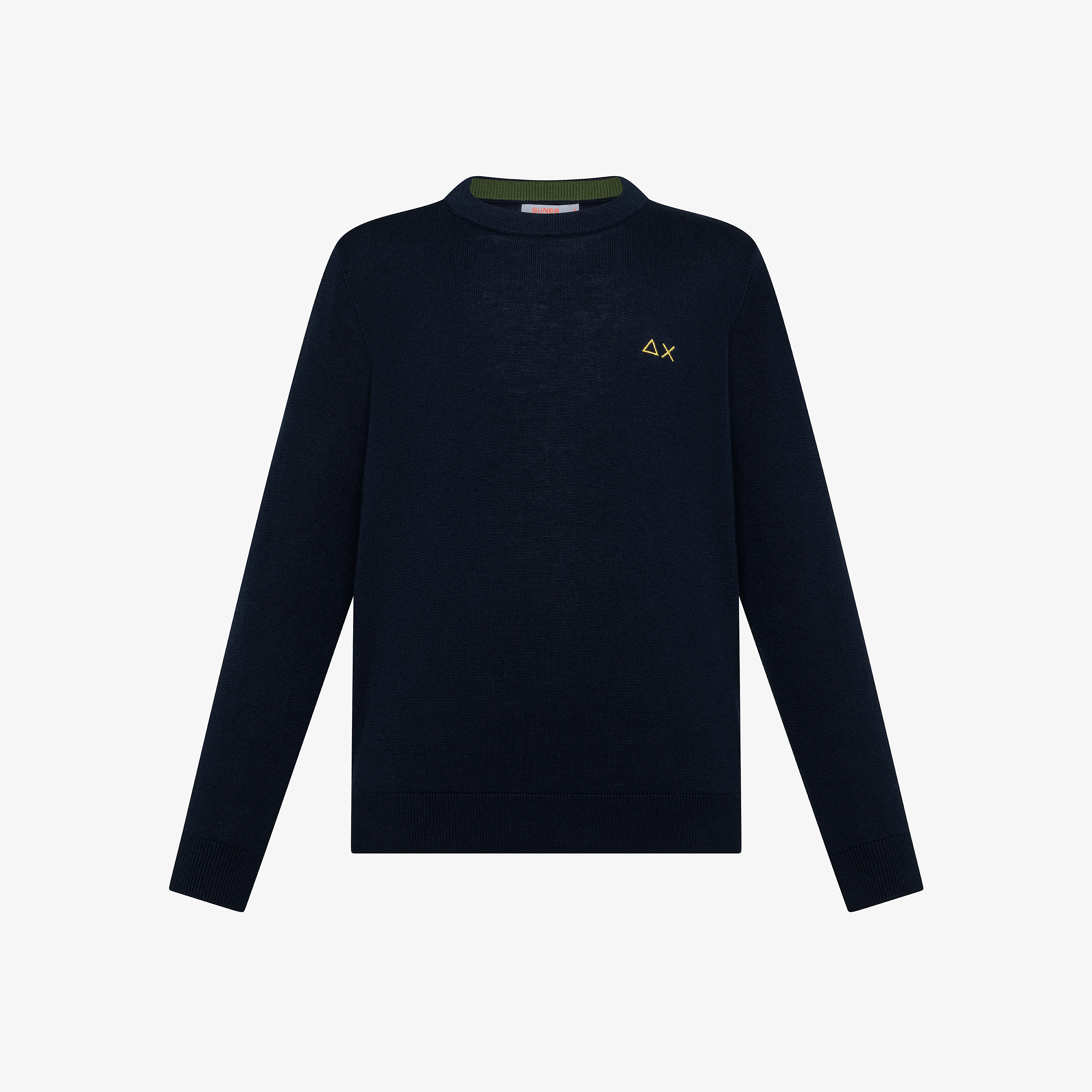Maglia in cotone blu navy