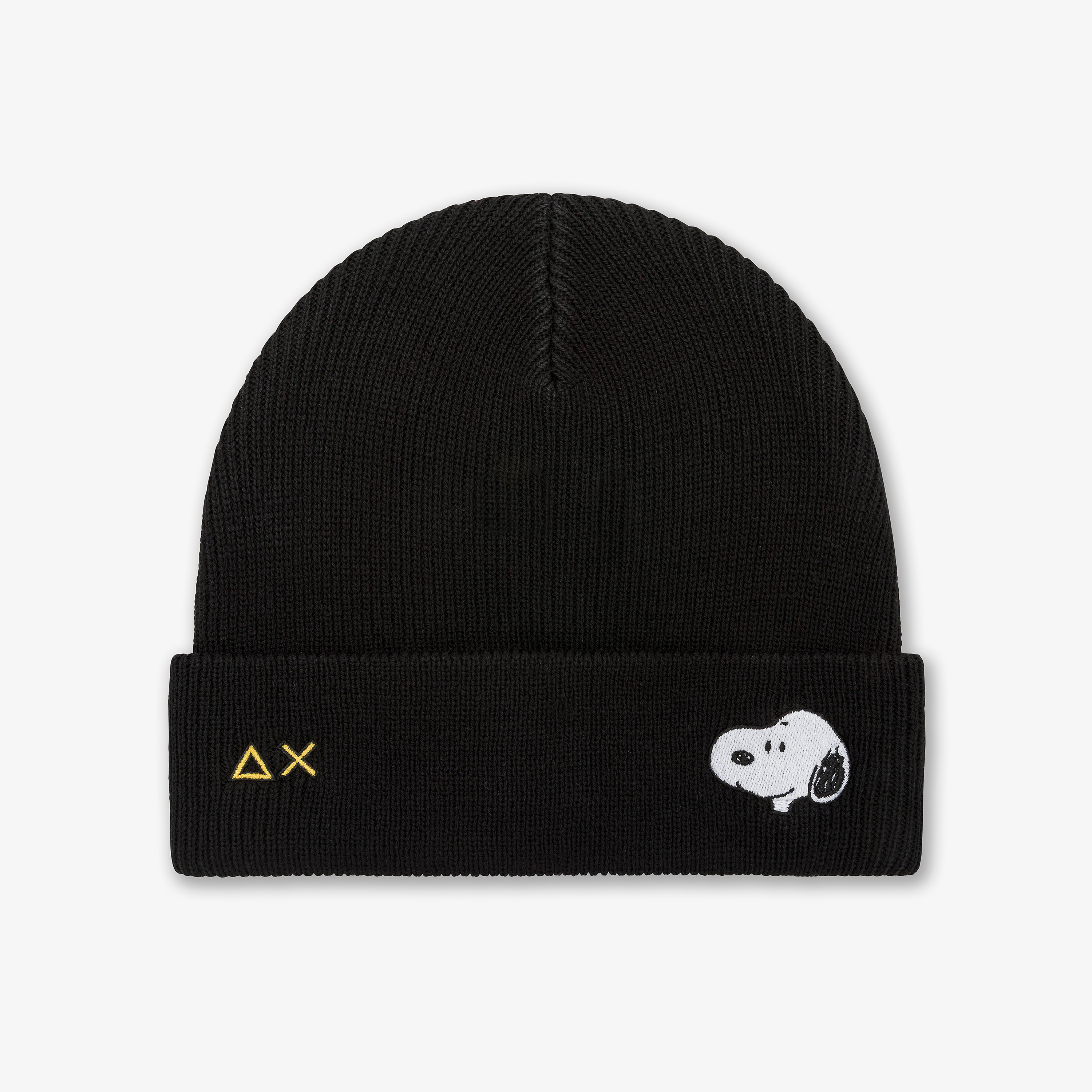 Berretto beanie Peanuts in lana nero