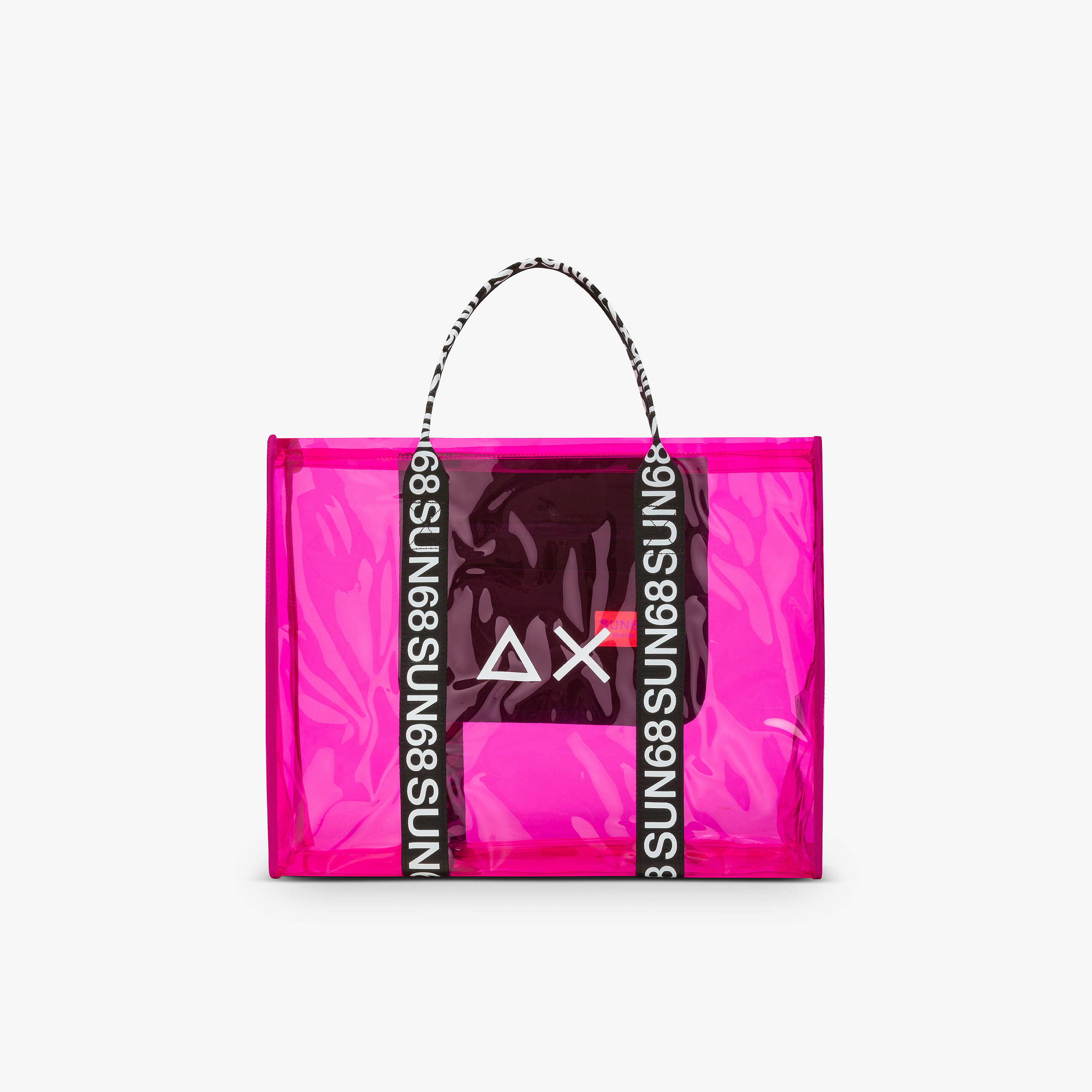 Borsa mare in PVC fucsia