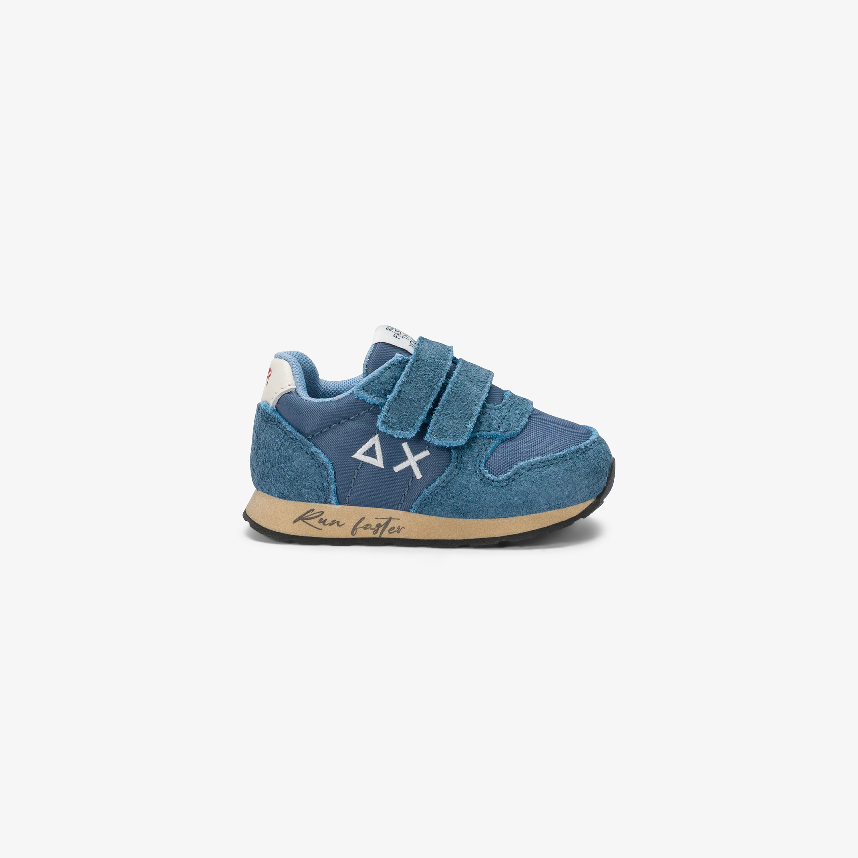 Sneaker First Step Boy's Tom Vintage con stampa avio scuro