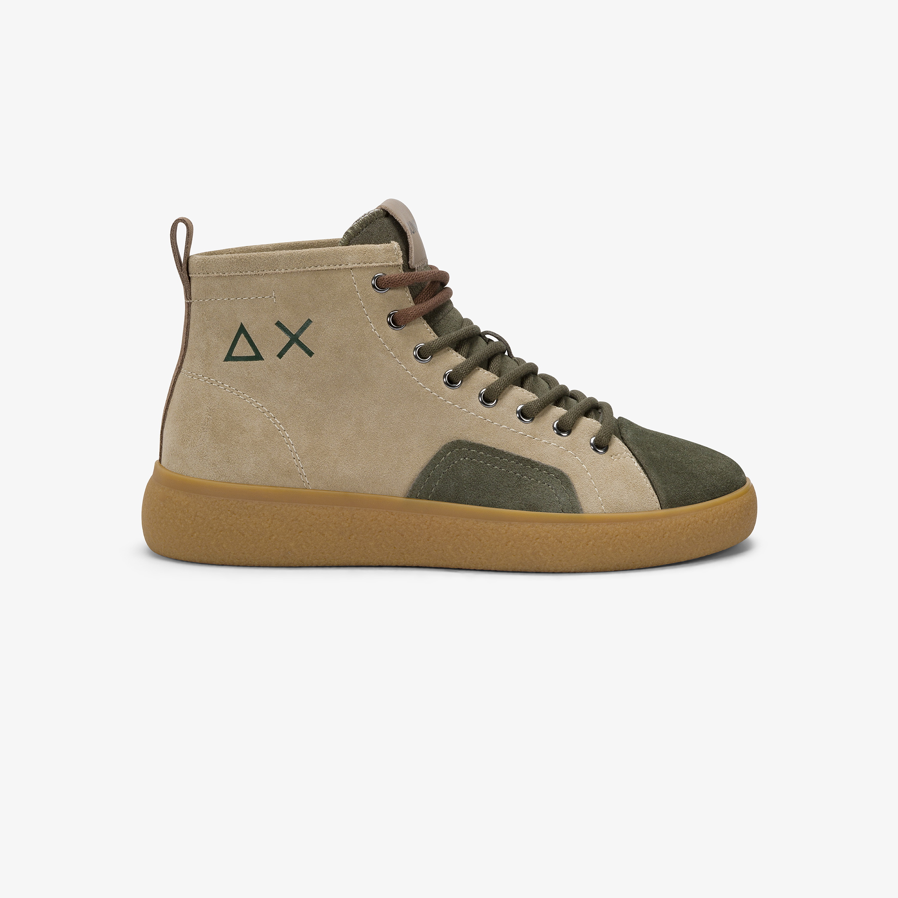 Sneaker Luis Mid in suede beige