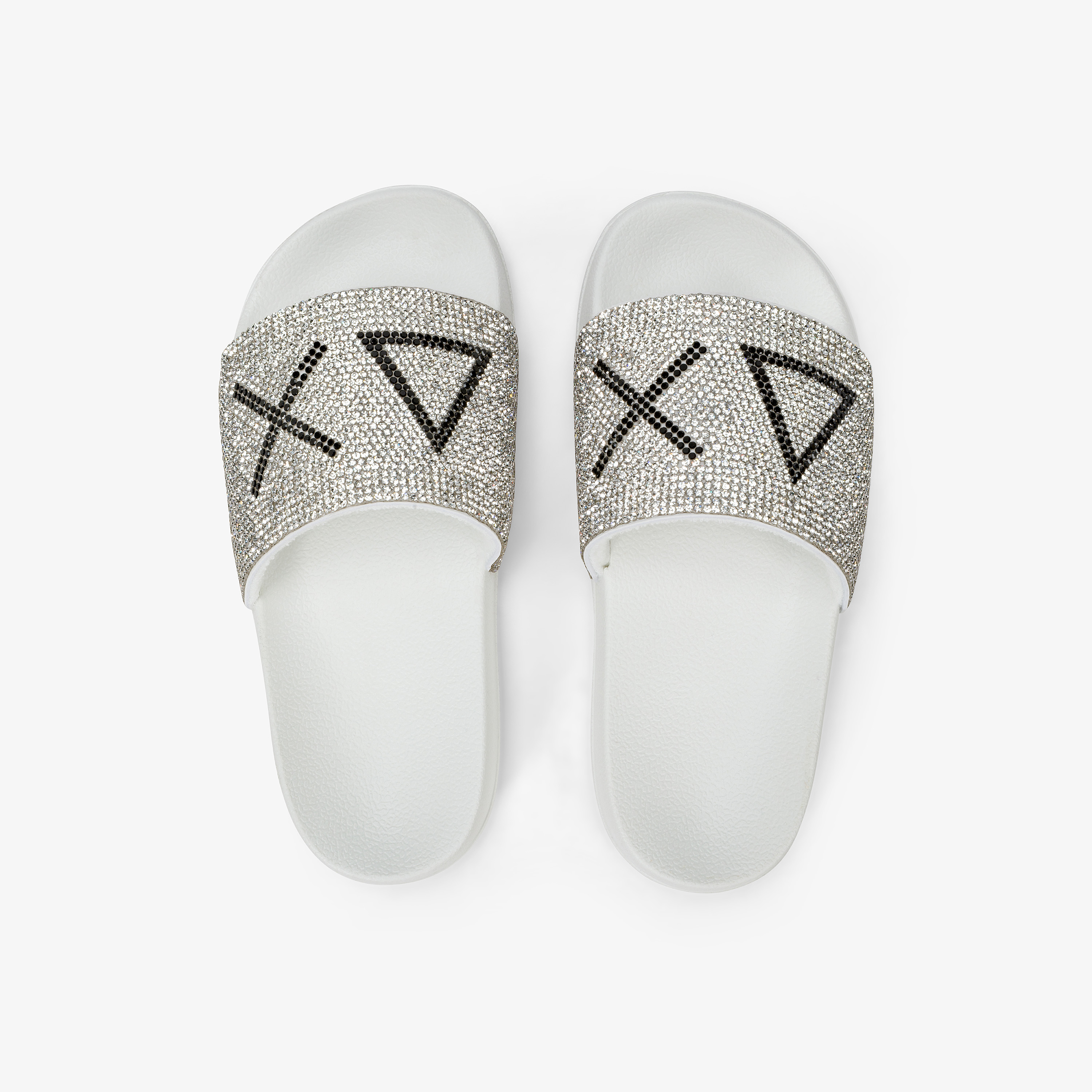 Girl's slippers strass logo (kid)