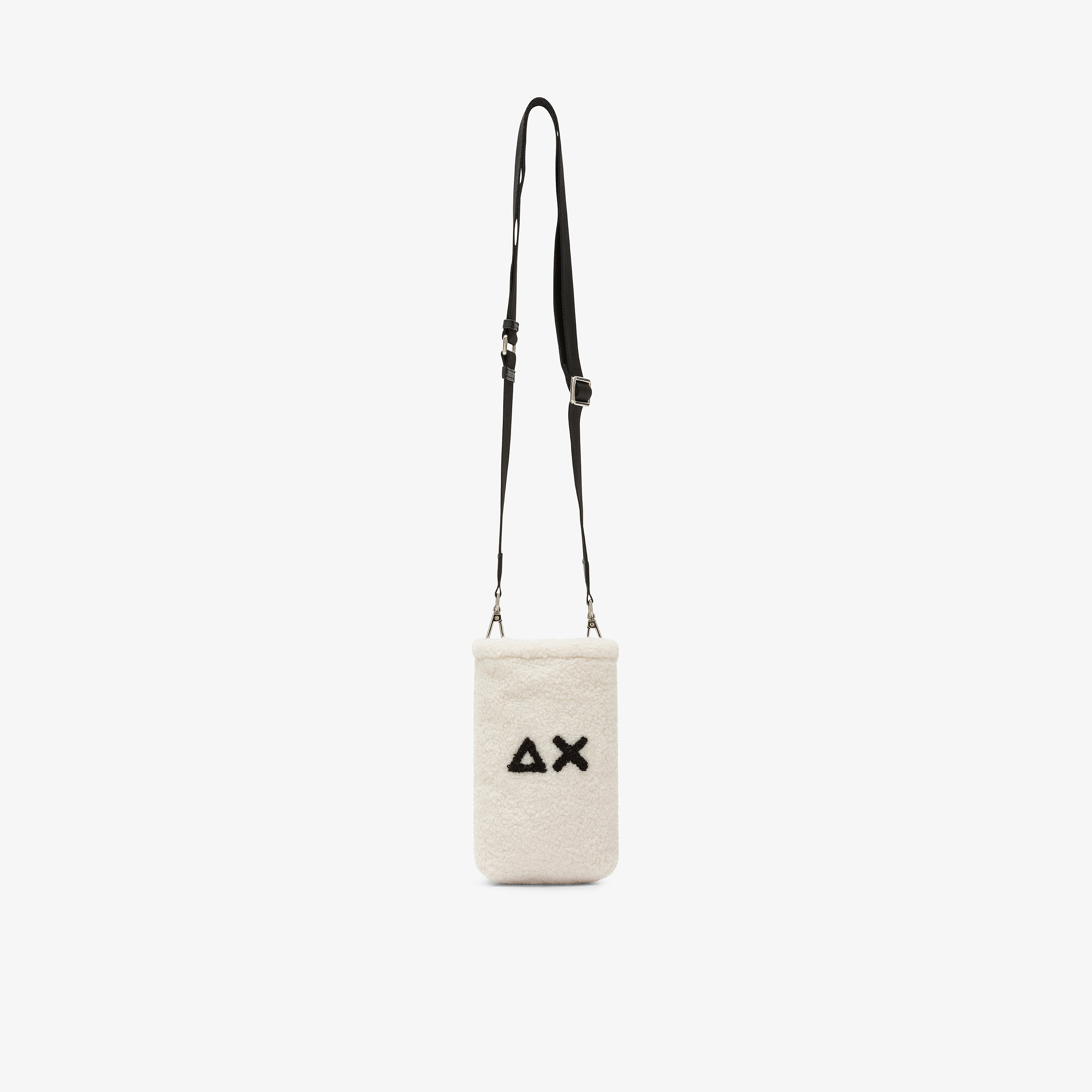 Off white teddy phone holder
