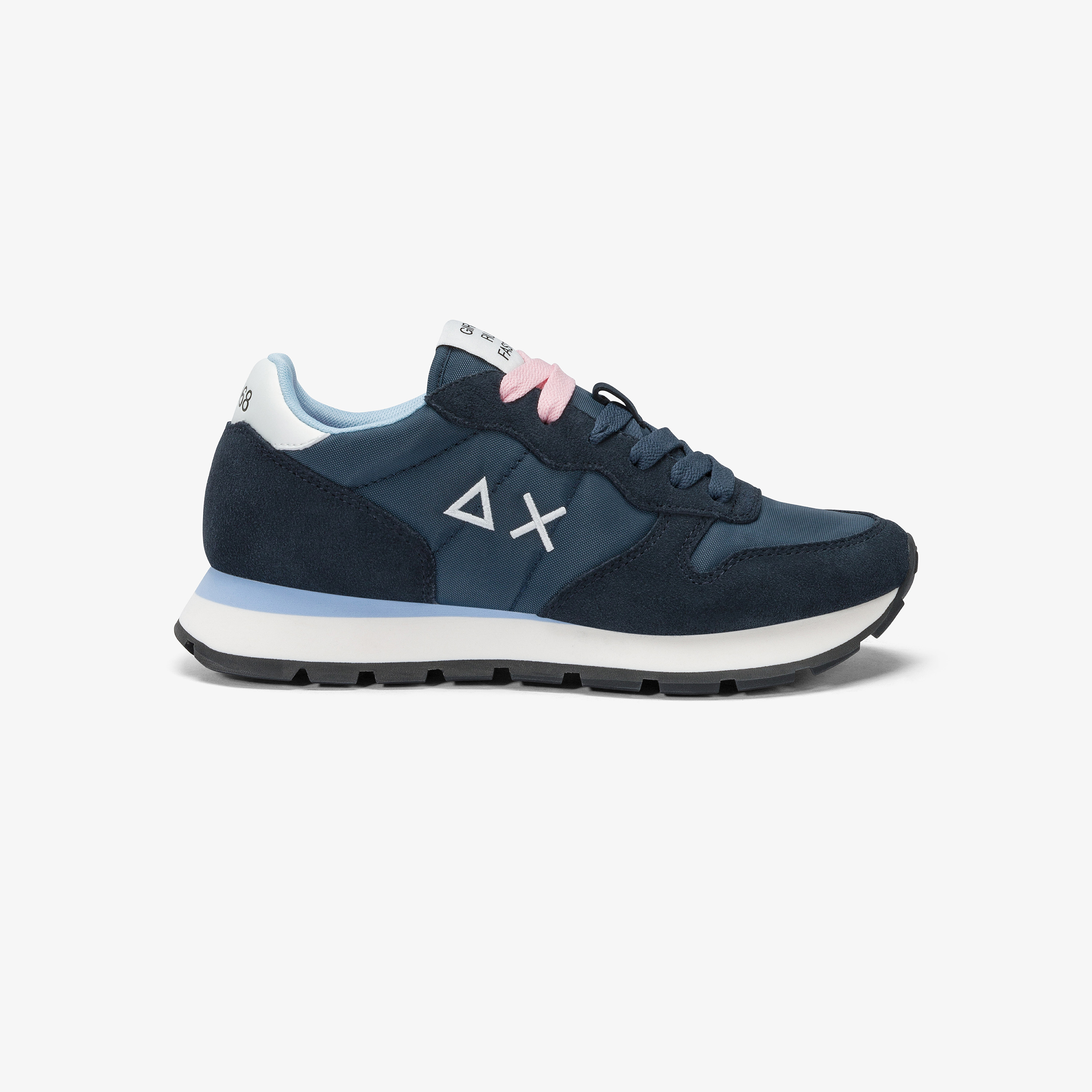 Ally navy blue suede and nylon sneaker Shoes