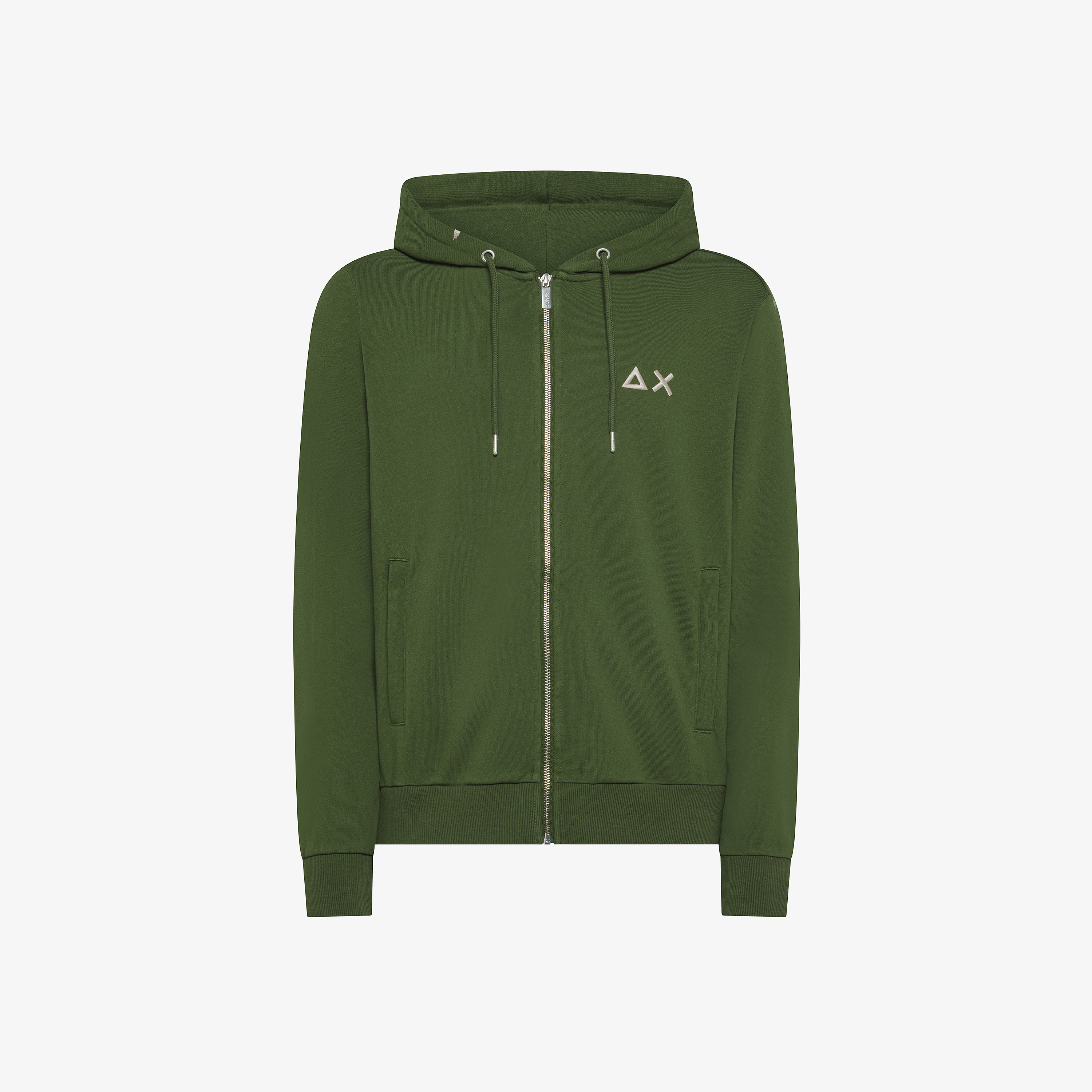 Dark green cotton hoodie