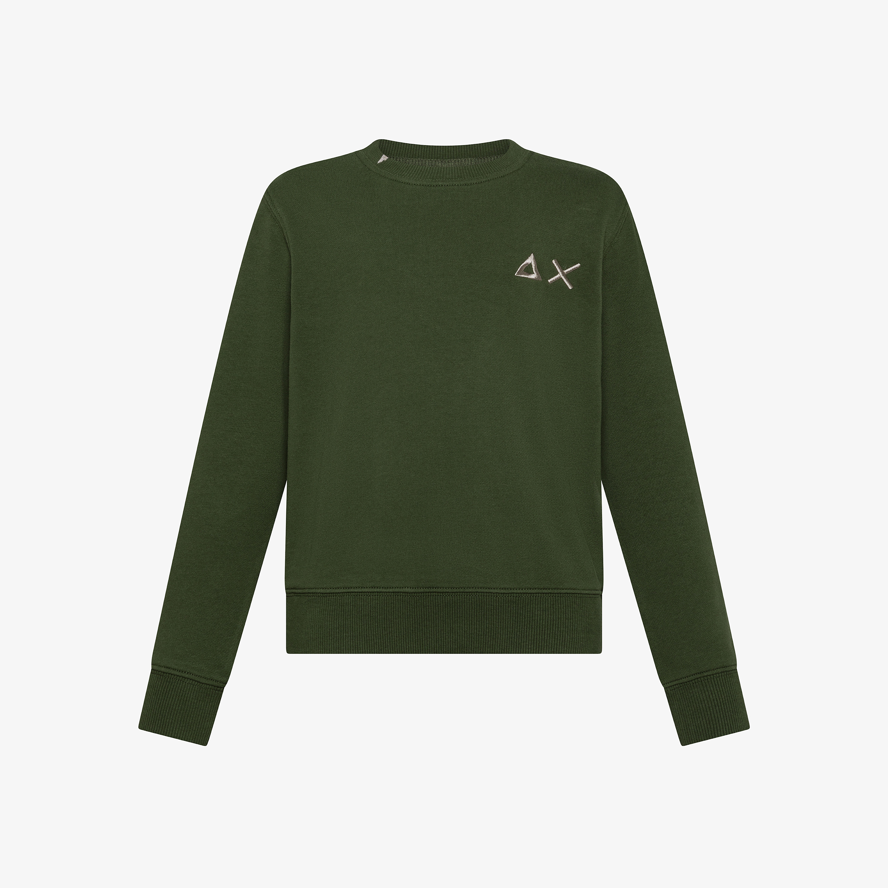 Dark green cotton sweatshirt