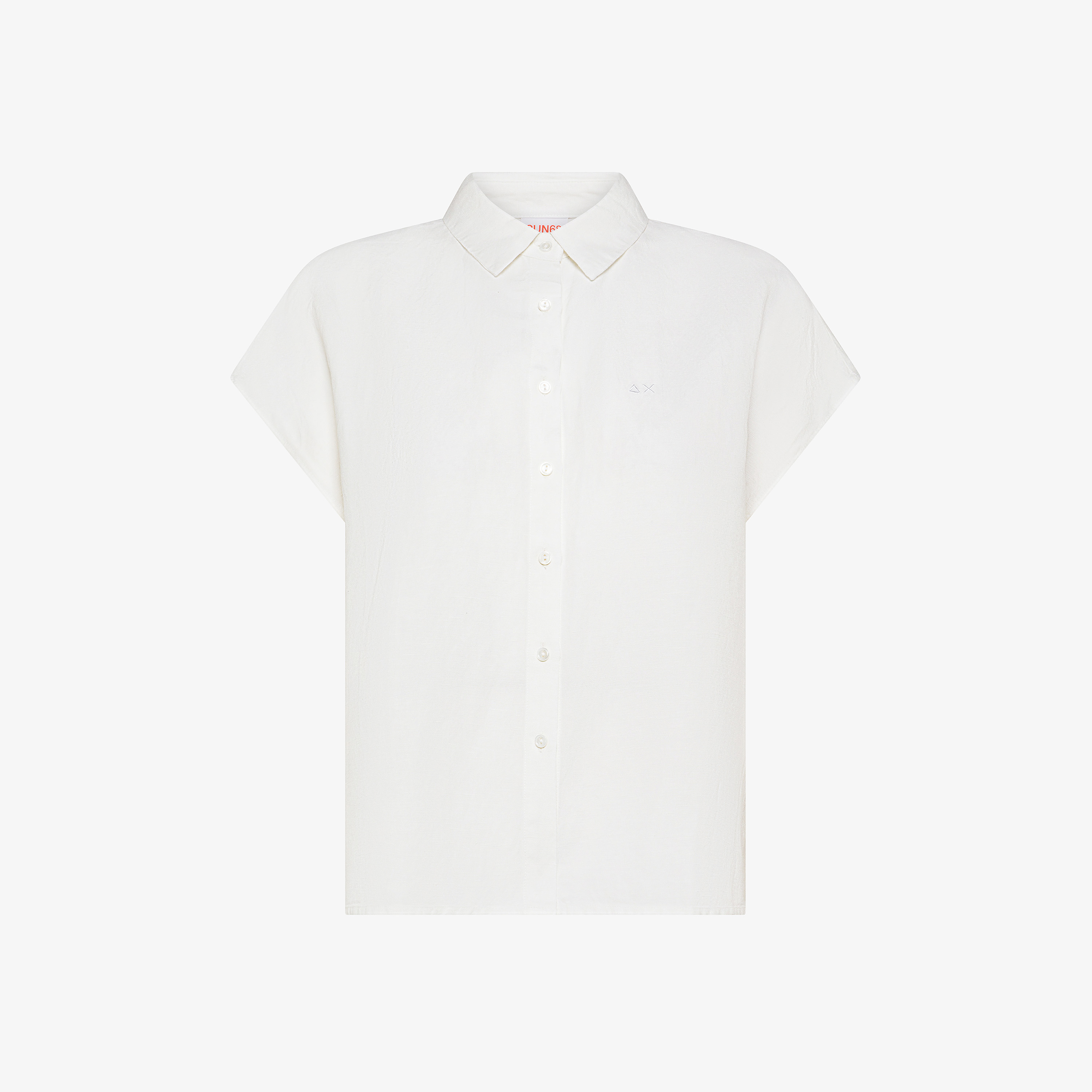 Off white linen blend shirt