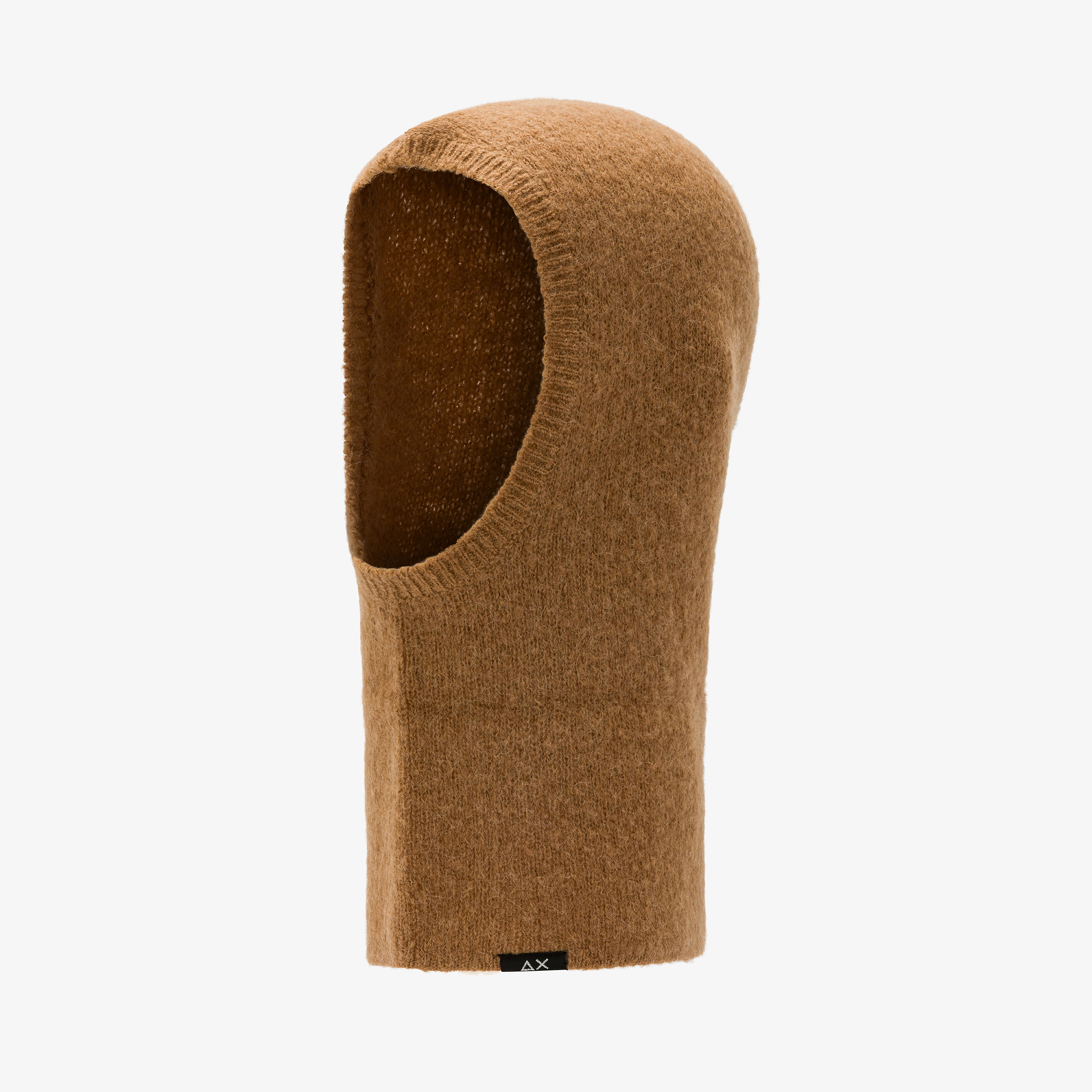 Desert brown wool and alpaca balaclava