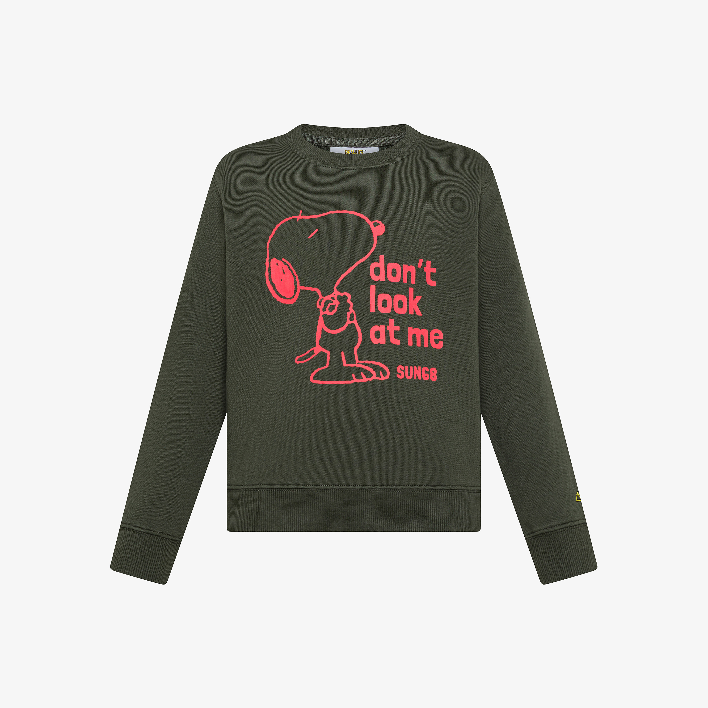 Dark military Peanuts cotton sweatshirt Dark military Peanuts cotton sweatshirt