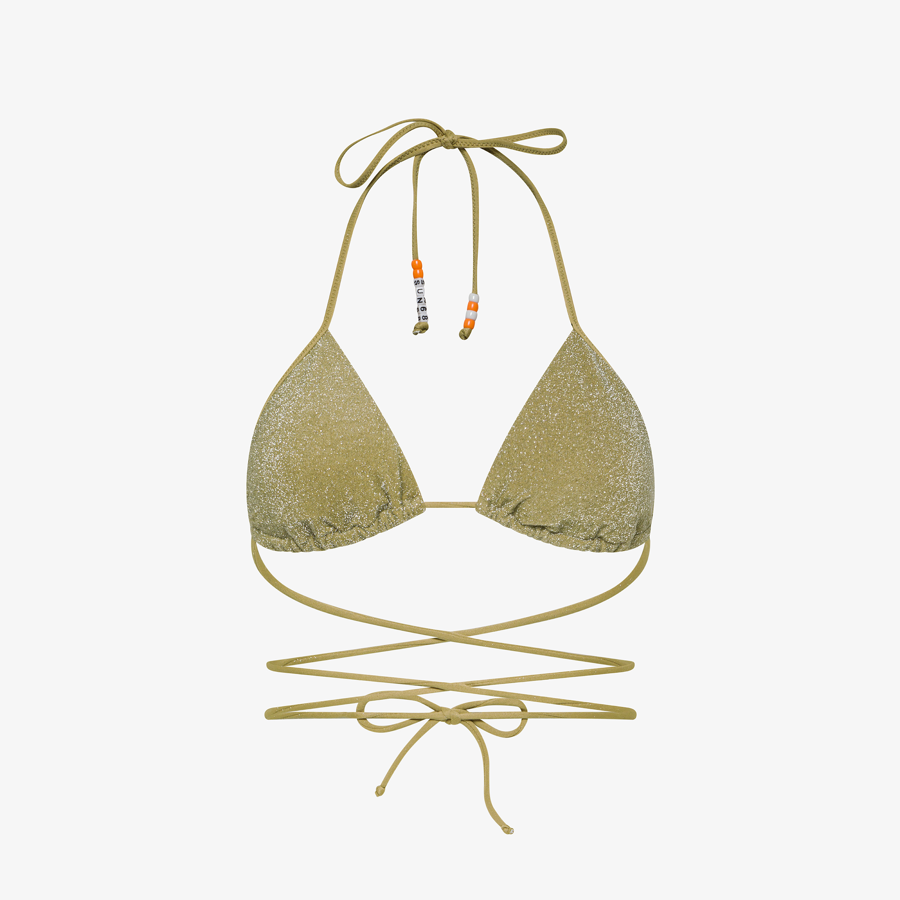 Bikini in lurex oro