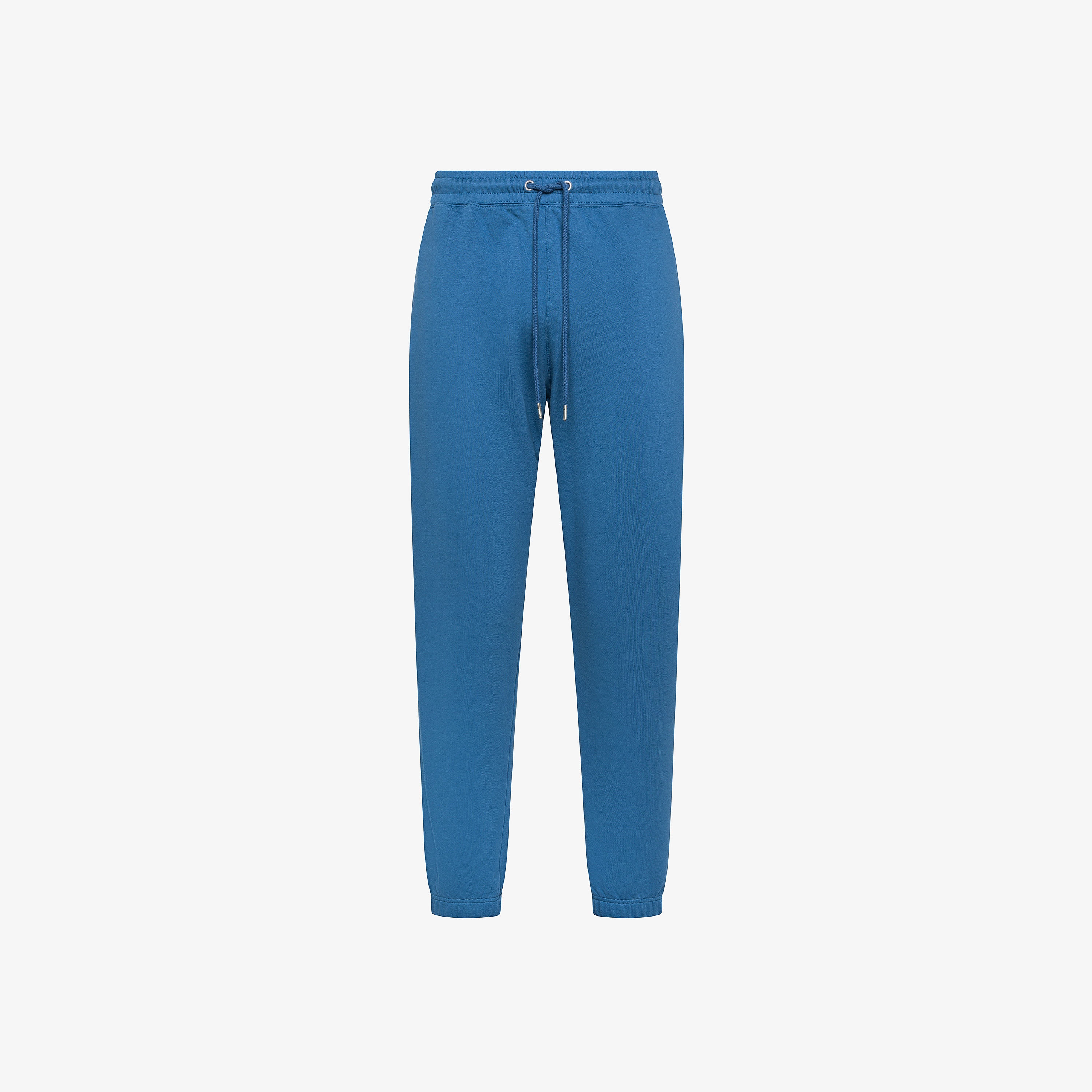 Dark avio cotton fleece trousers