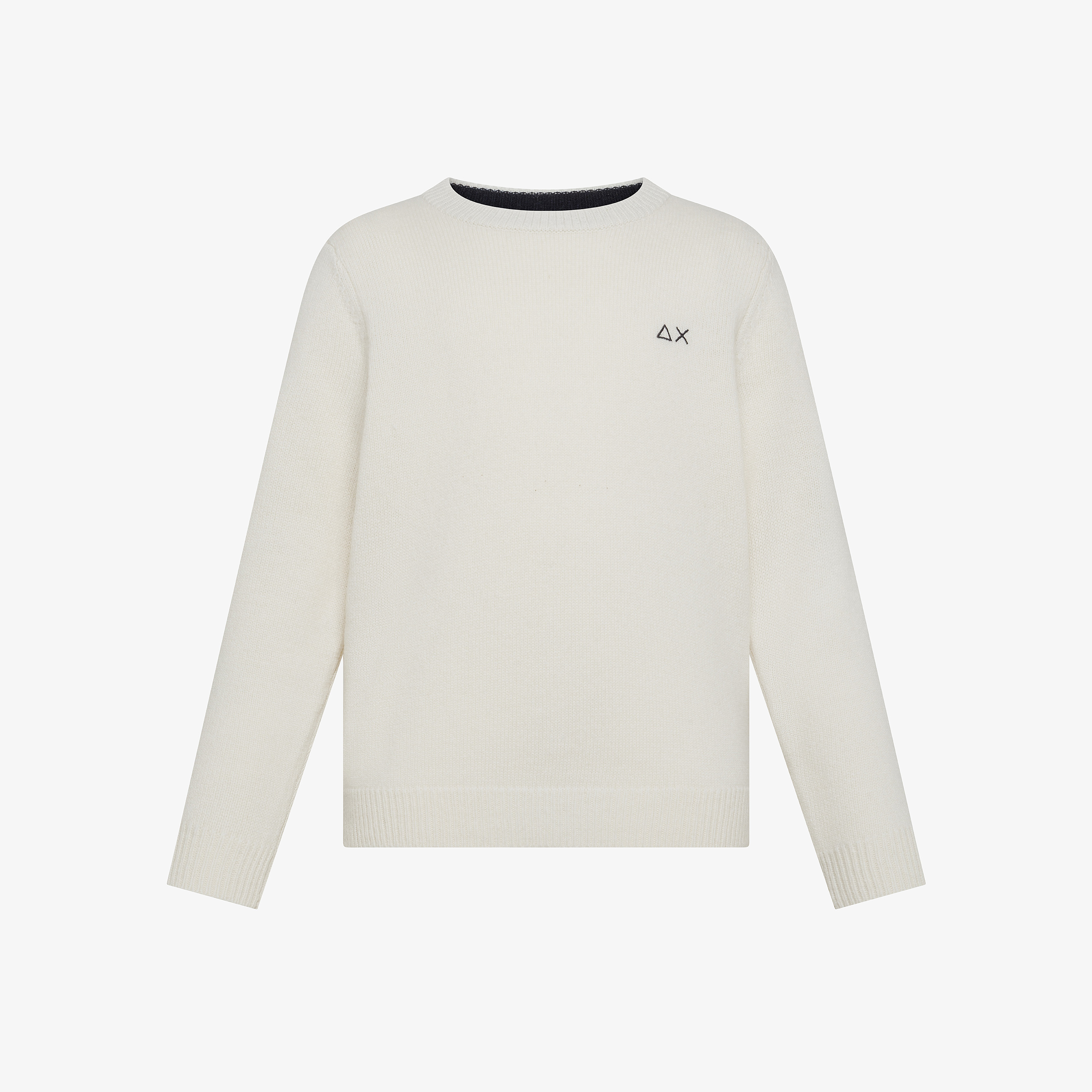 Off white wool and cashmere jumper