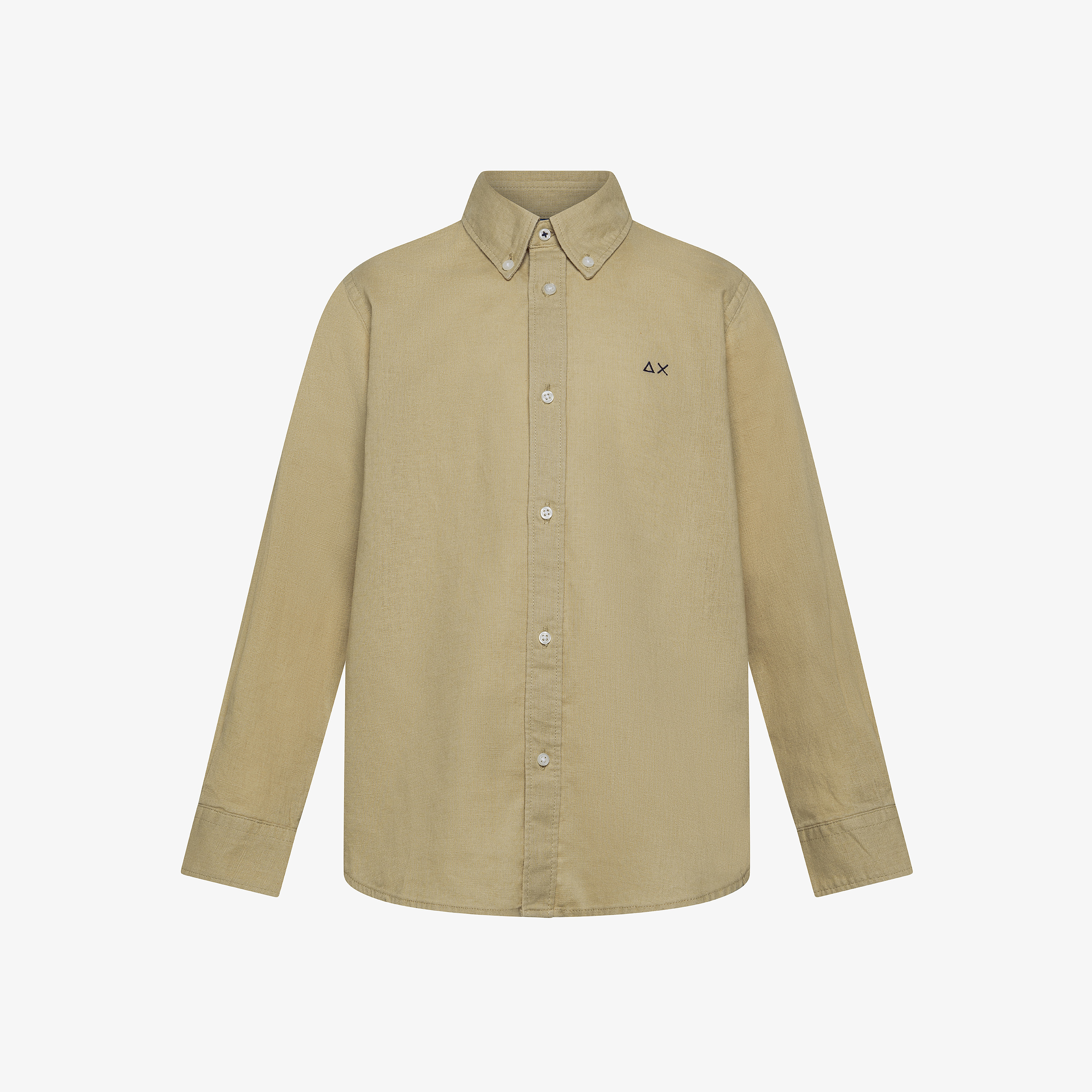 Sand linen and cotton shirt