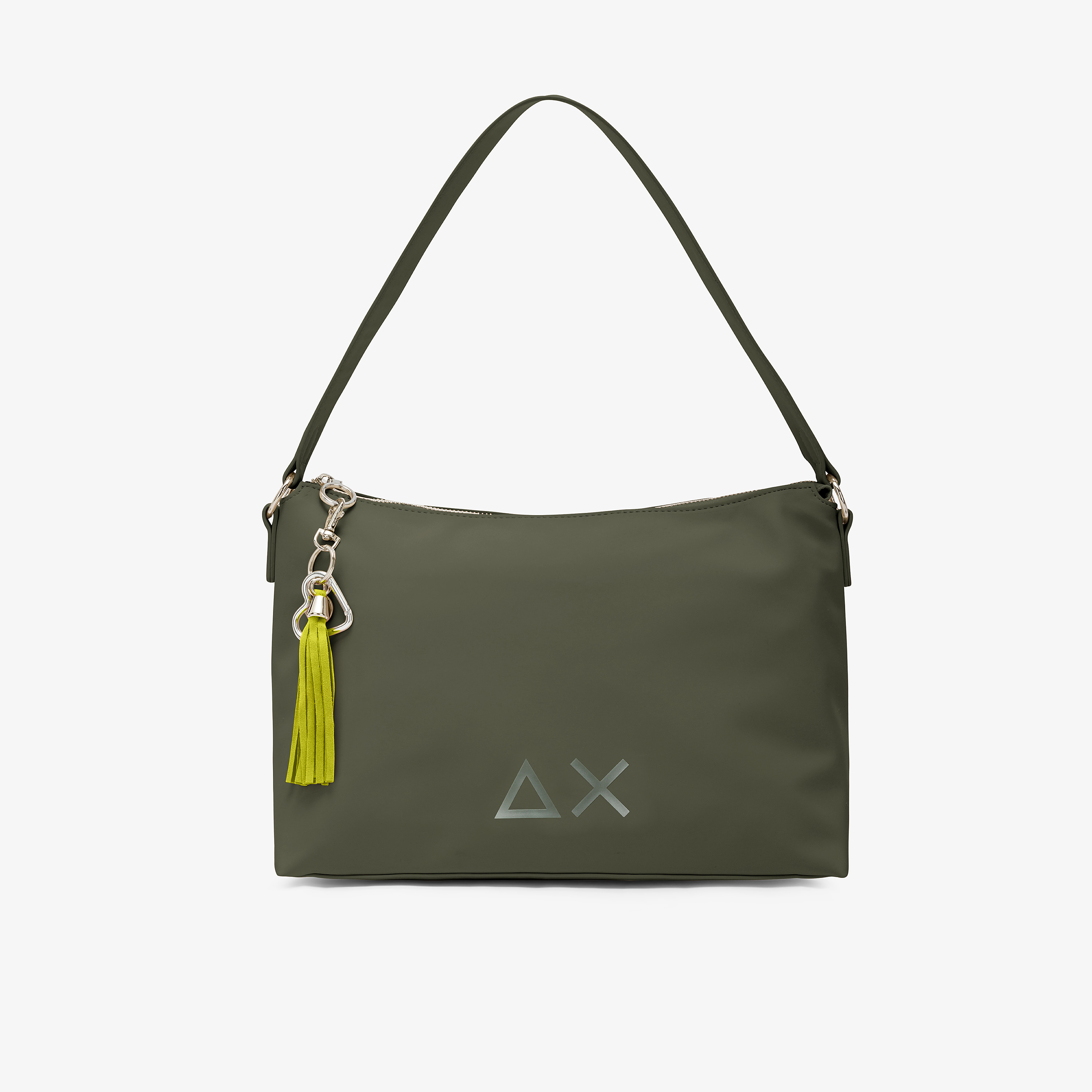Borsa bowling in nylon militare scuro