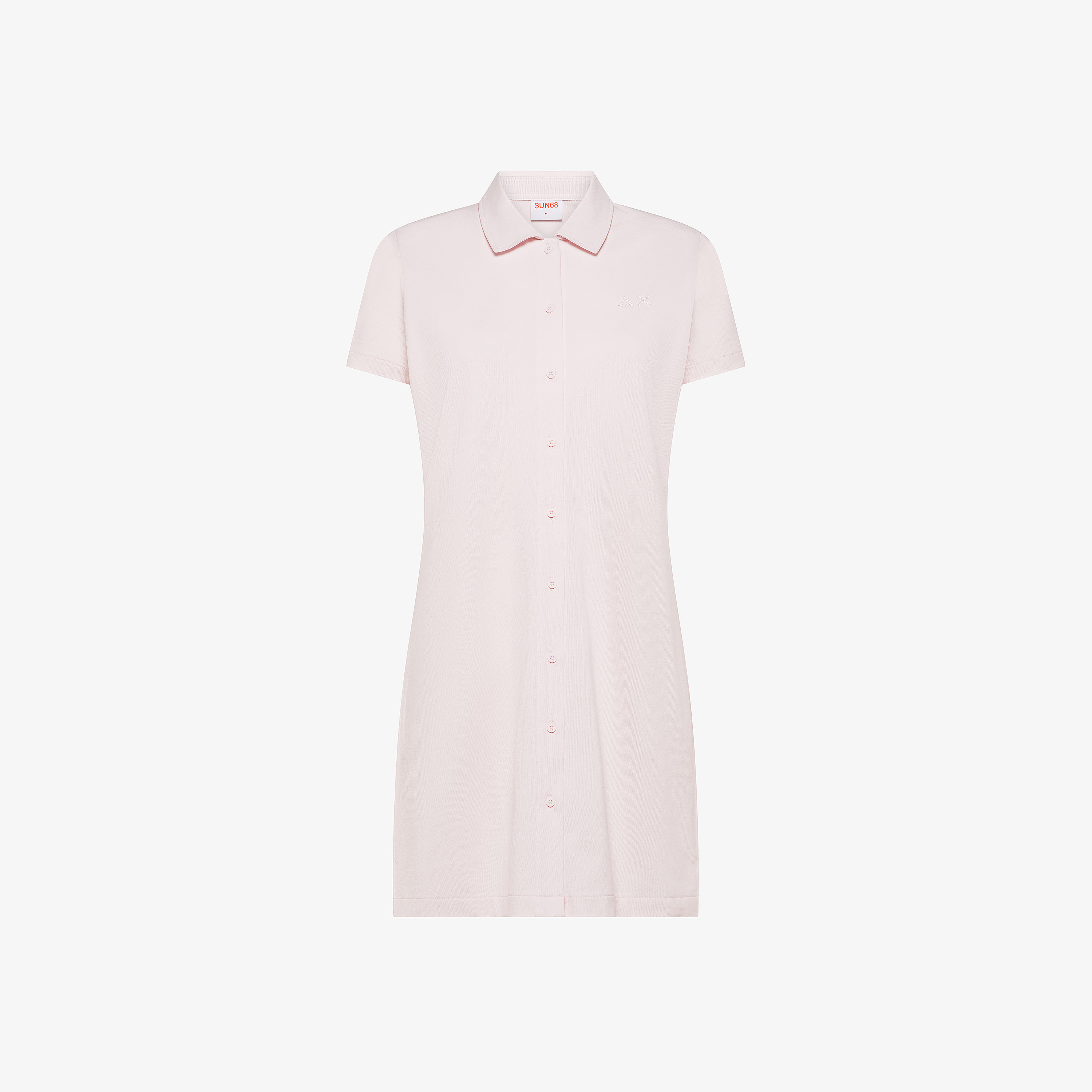 Abito in piquet di cotone rosa