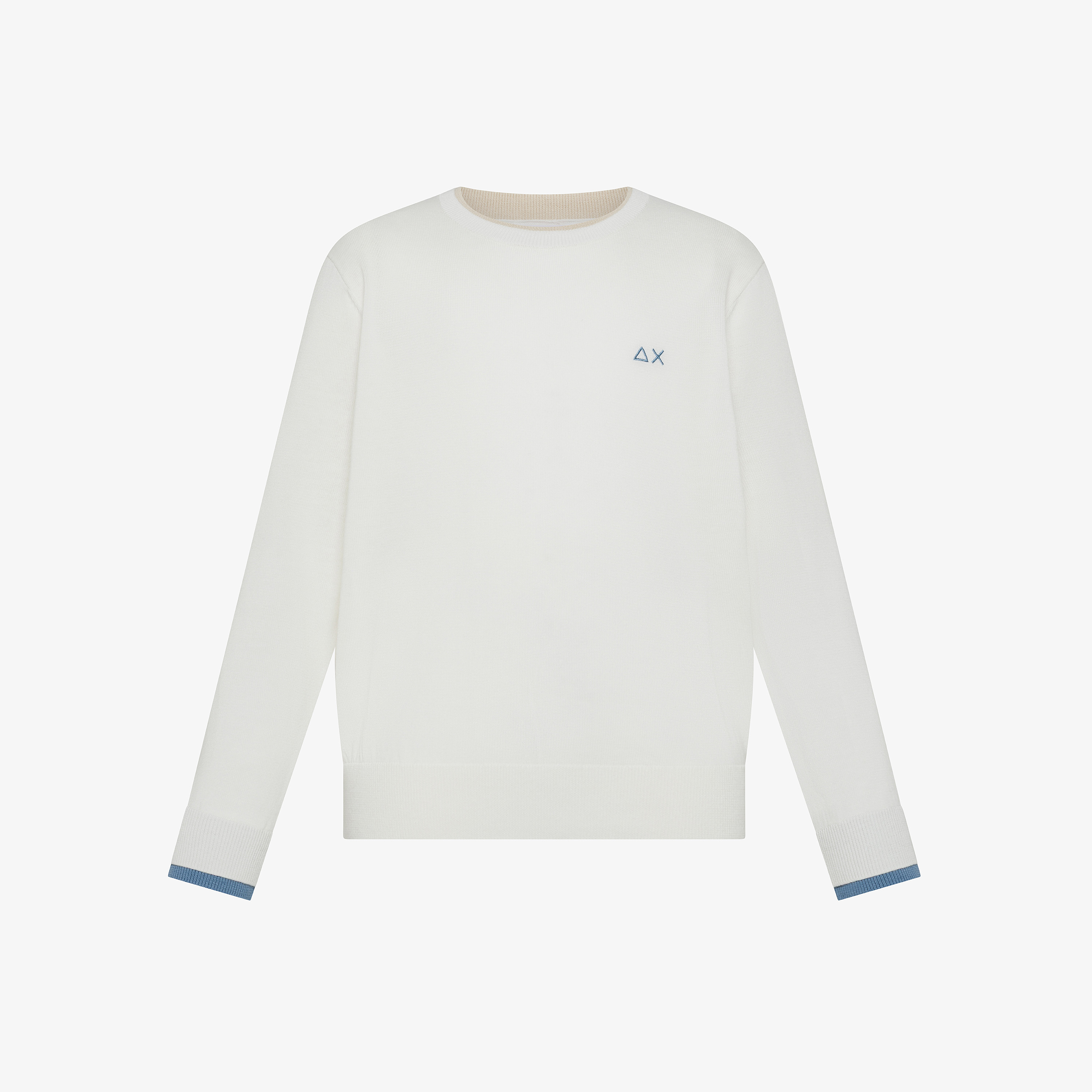 Boy's sweater neck double rib l/s