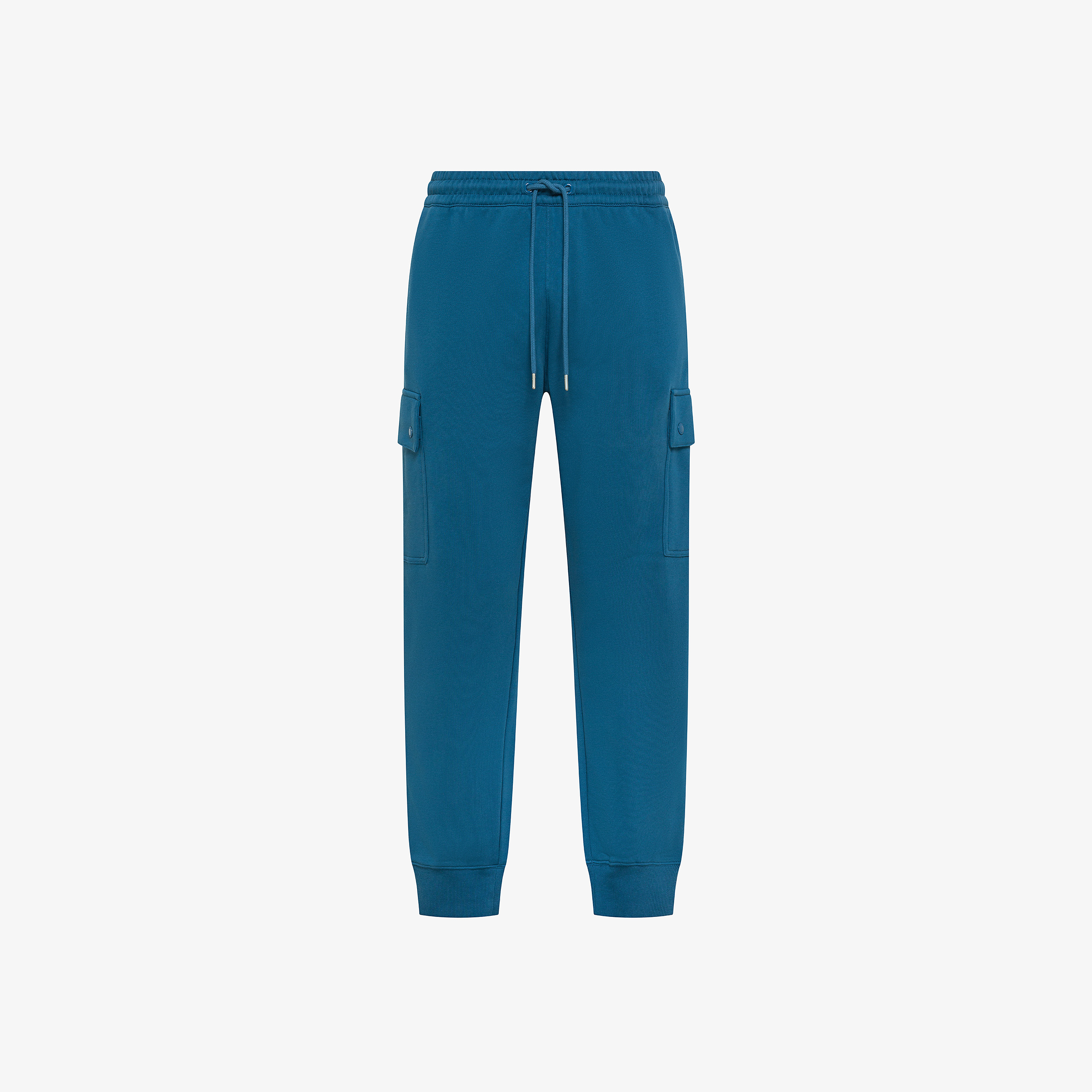 Pantaloni cargo in felpa avio scuro